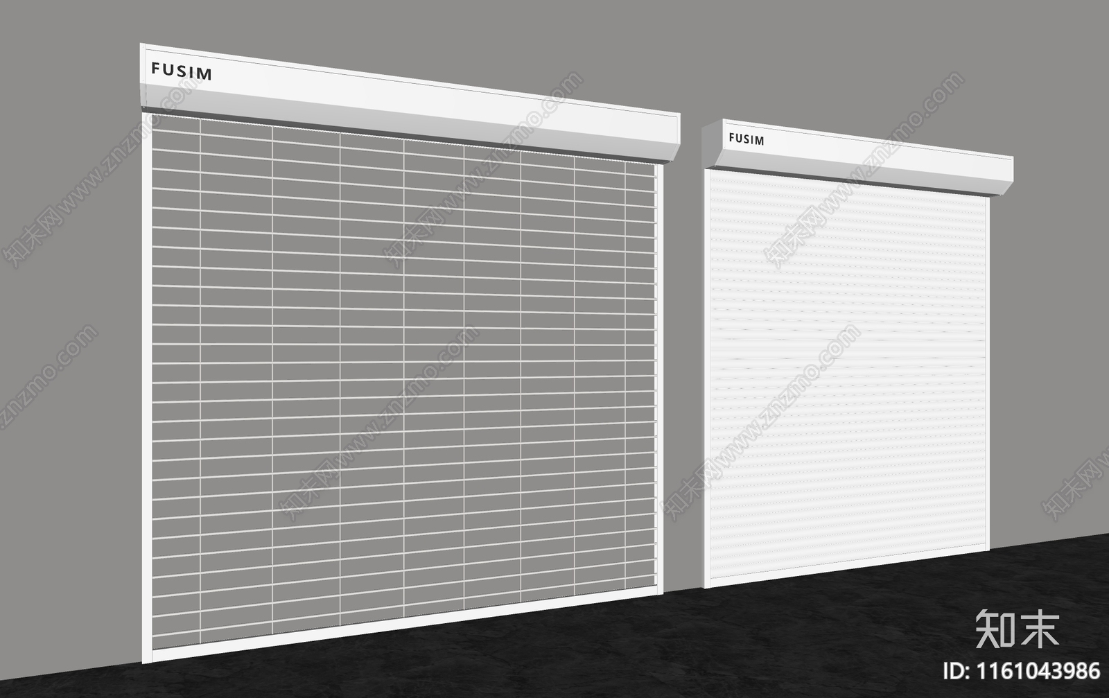 现代卷帘门SU模型下载【ID:1161043986】