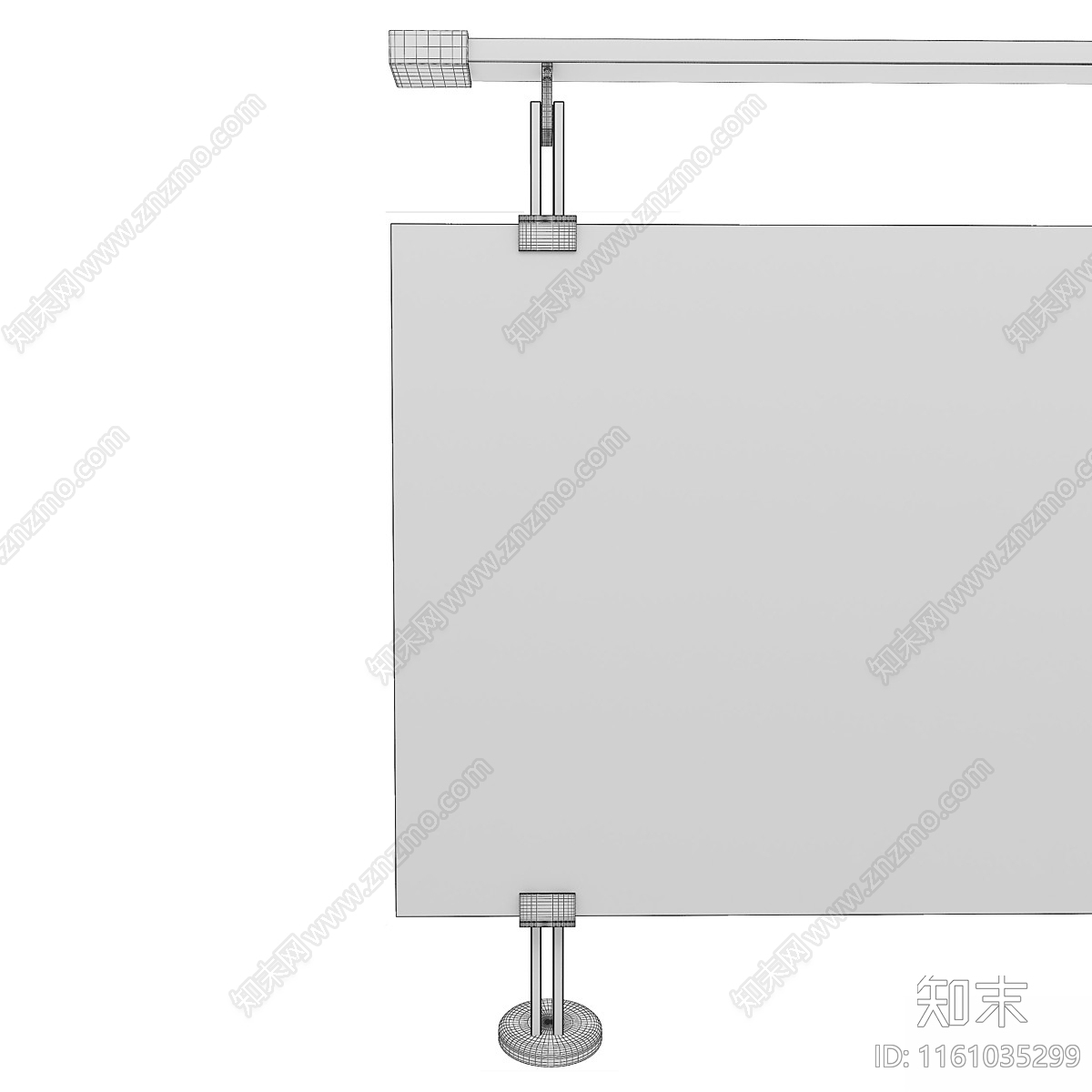 现代栏杆3D模型下载【ID:1161035299】