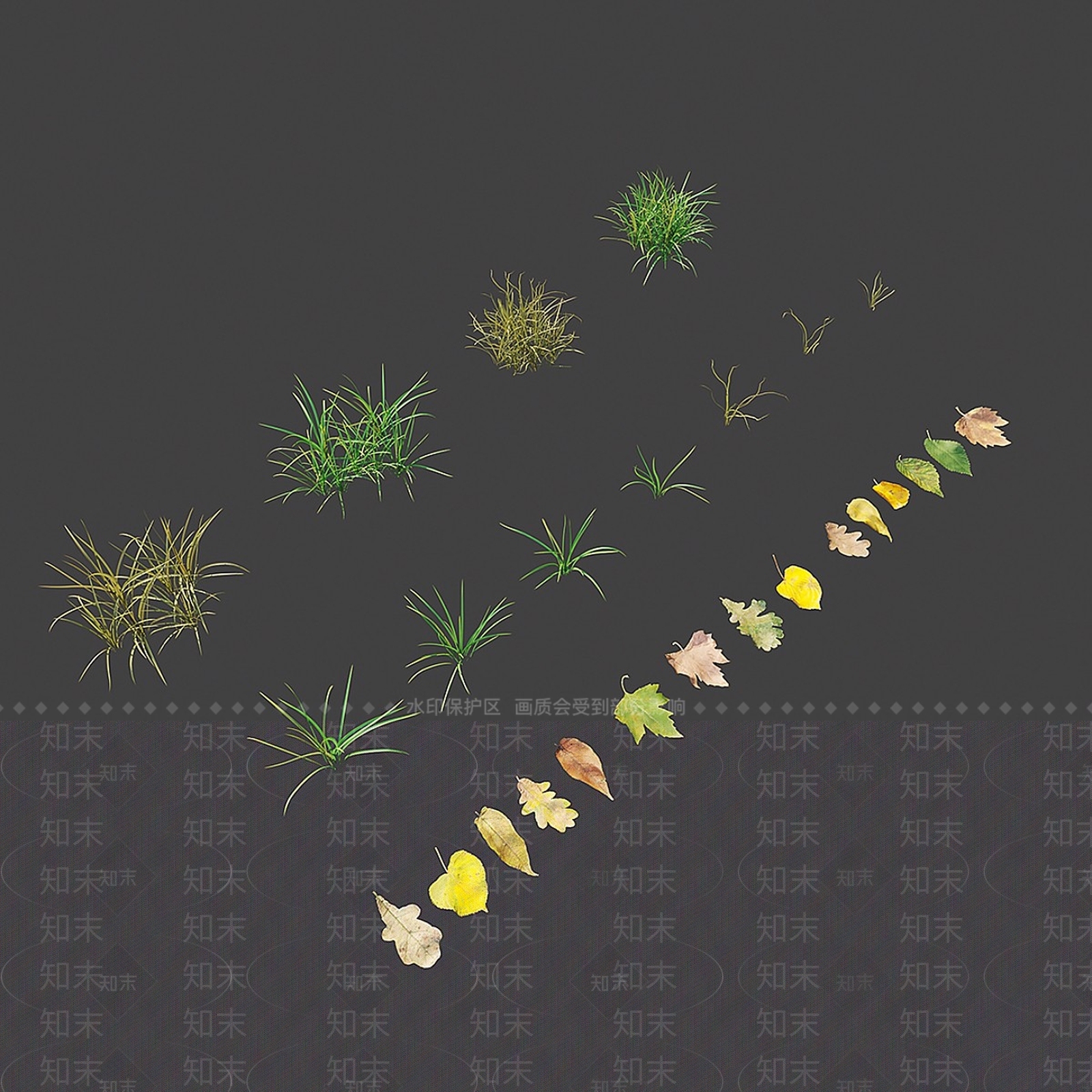 草坪3D模型下载【ID:1161035802】