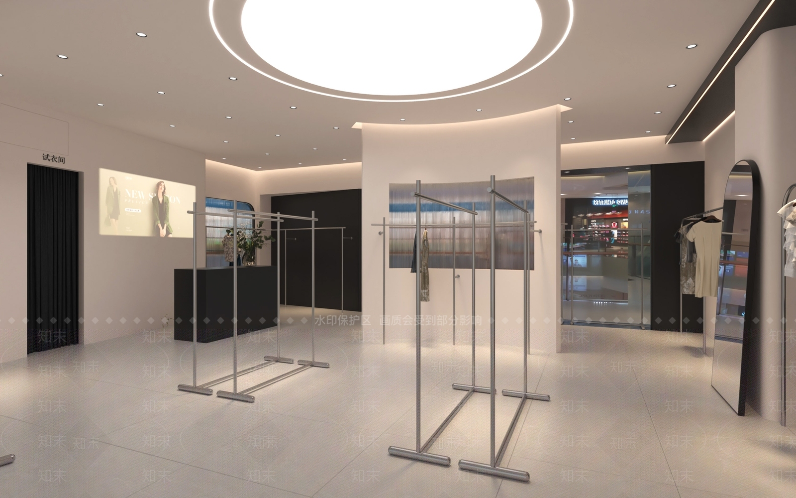 现代女装店3D模型下载【ID:1161037234】