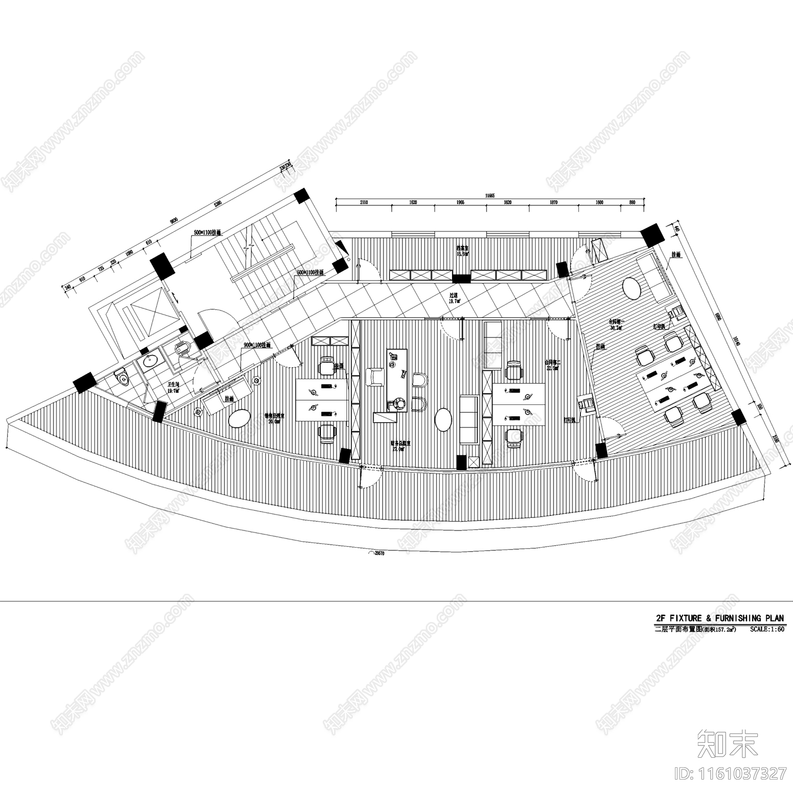 现代简约中茂岱湖城营销中心售楼处办公楼室内工装cad施工图下载【ID:1161037327】