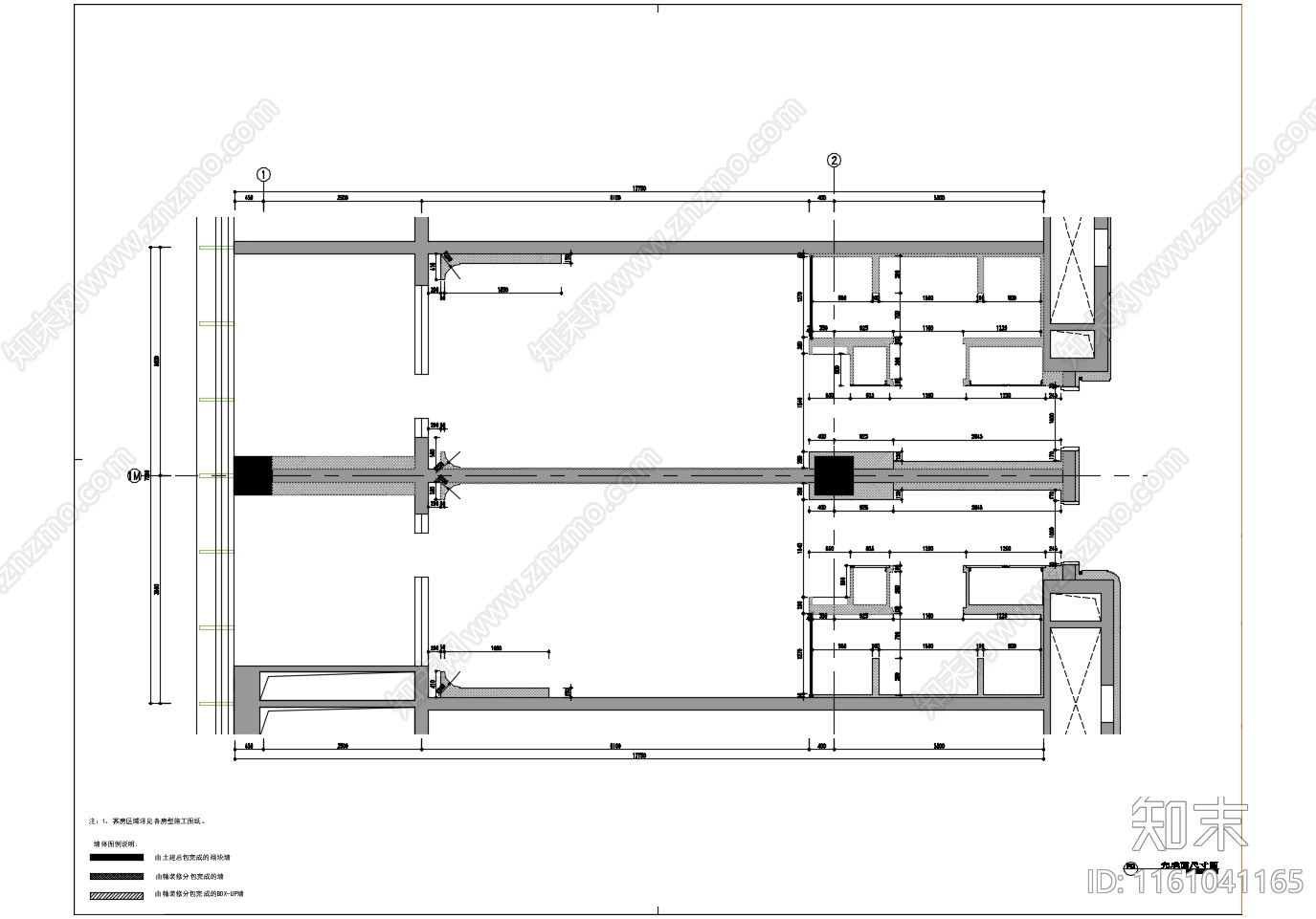 单人双人房样板间平立大cad施工图下载【ID:1161041165】