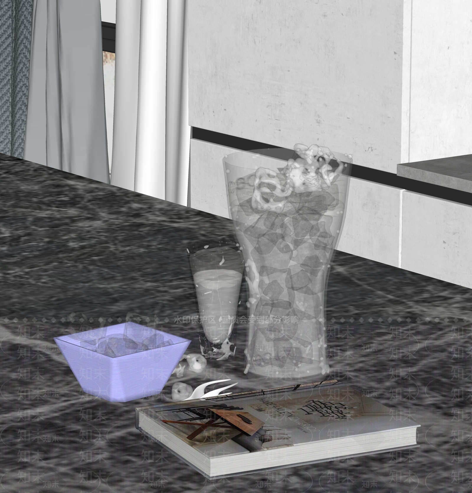 水杯SU模型下载【ID:1161043253】