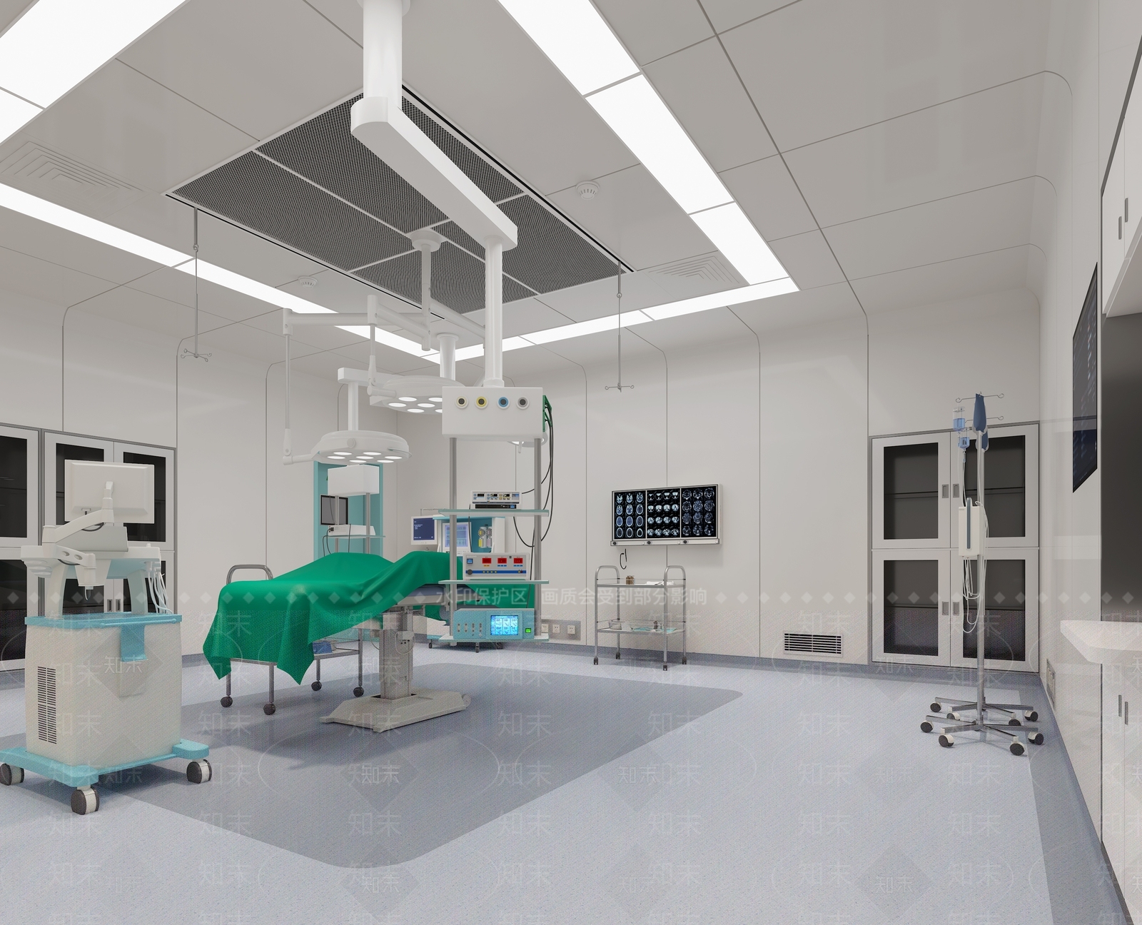 现代医院手术室3D模型下载【ID:1161046898】