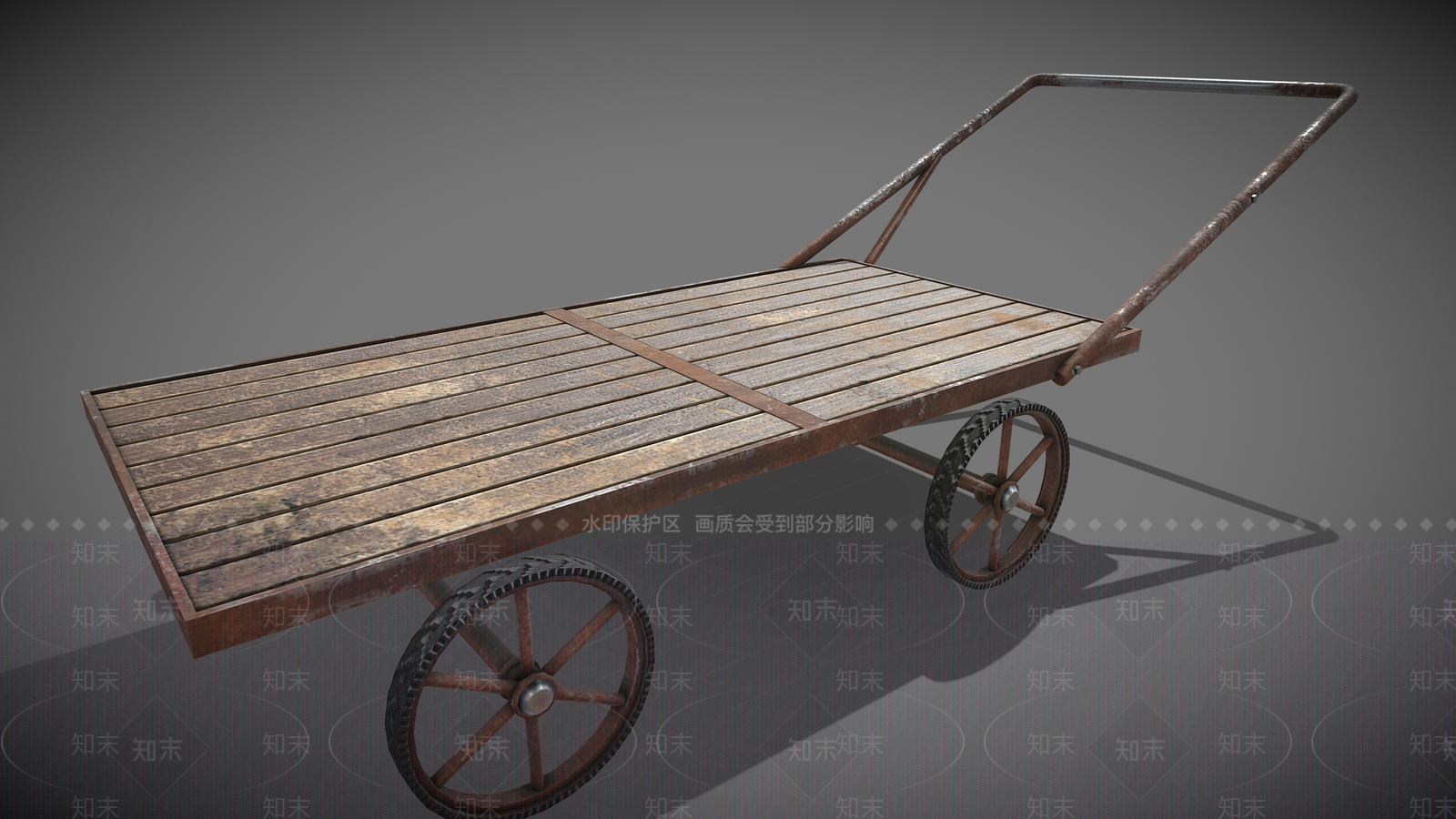 现代拖车3D模型下载【ID:1161052797】