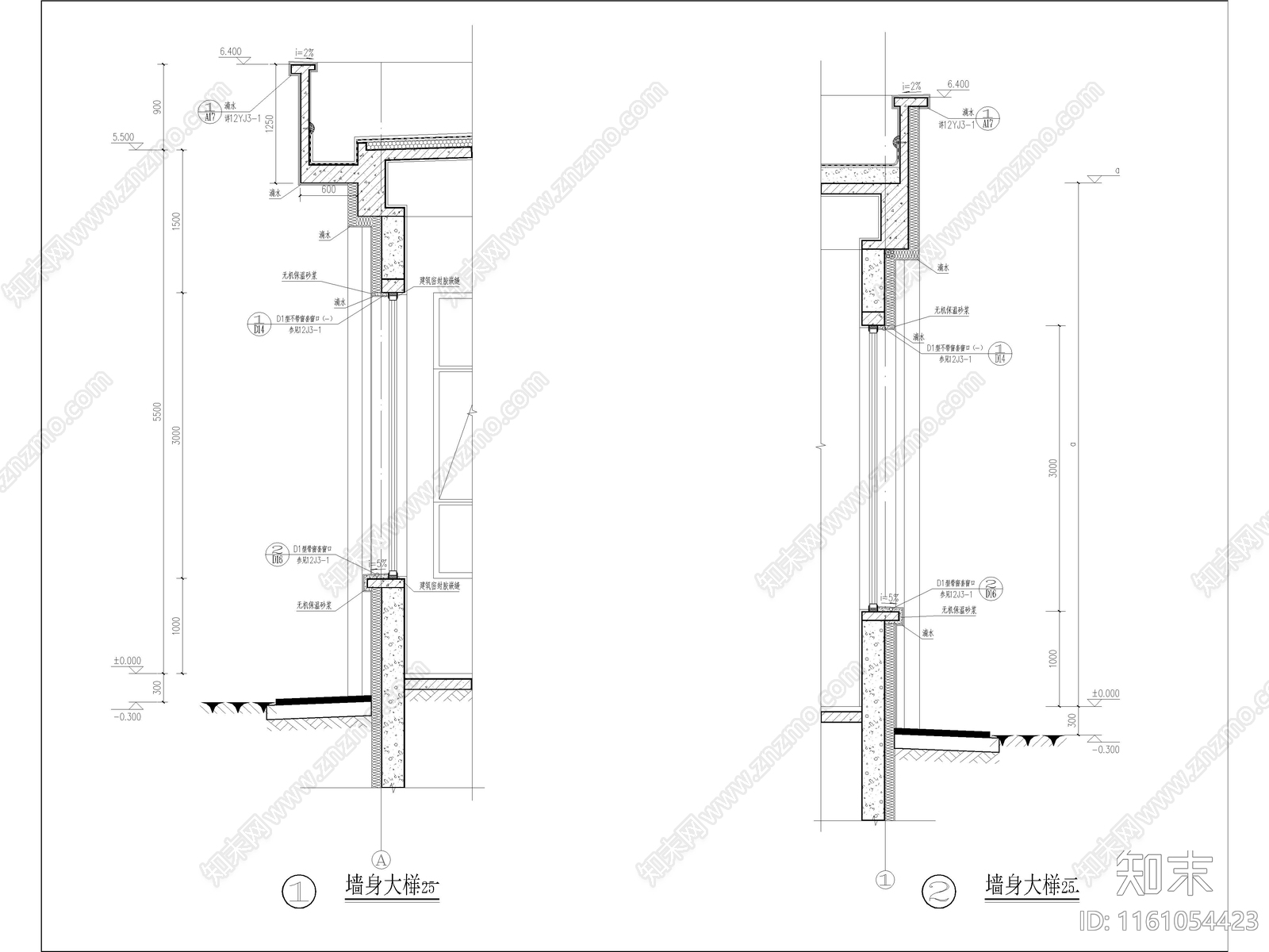 园区工程岛cad施工图下载【ID:1161054423】