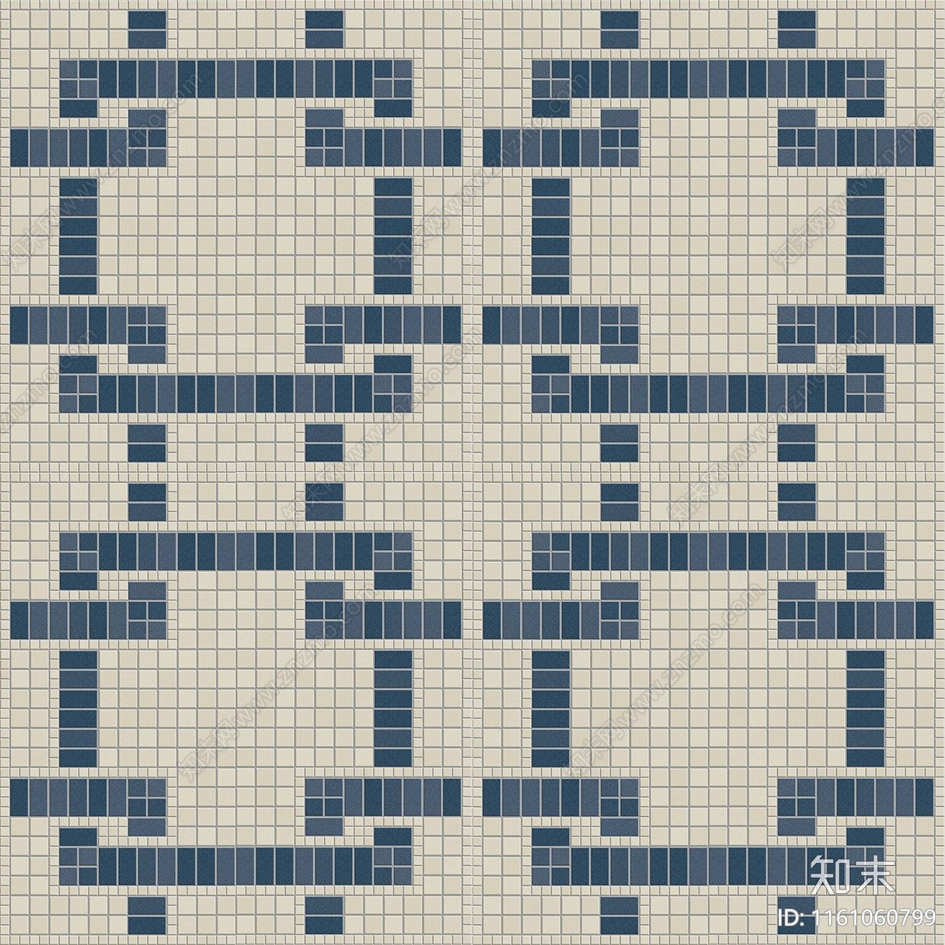 无缝蓝色马赛克瓷砖石材方格子砖拼花地砖墙砖瓷砖贴图下载【ID:1161060799】