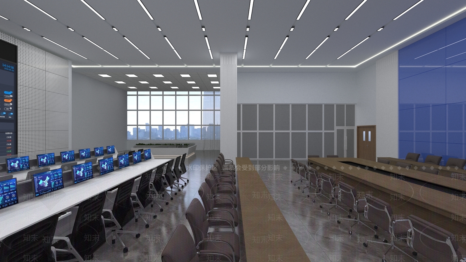 现代指挥中心3D模型下载【ID:1161061100】