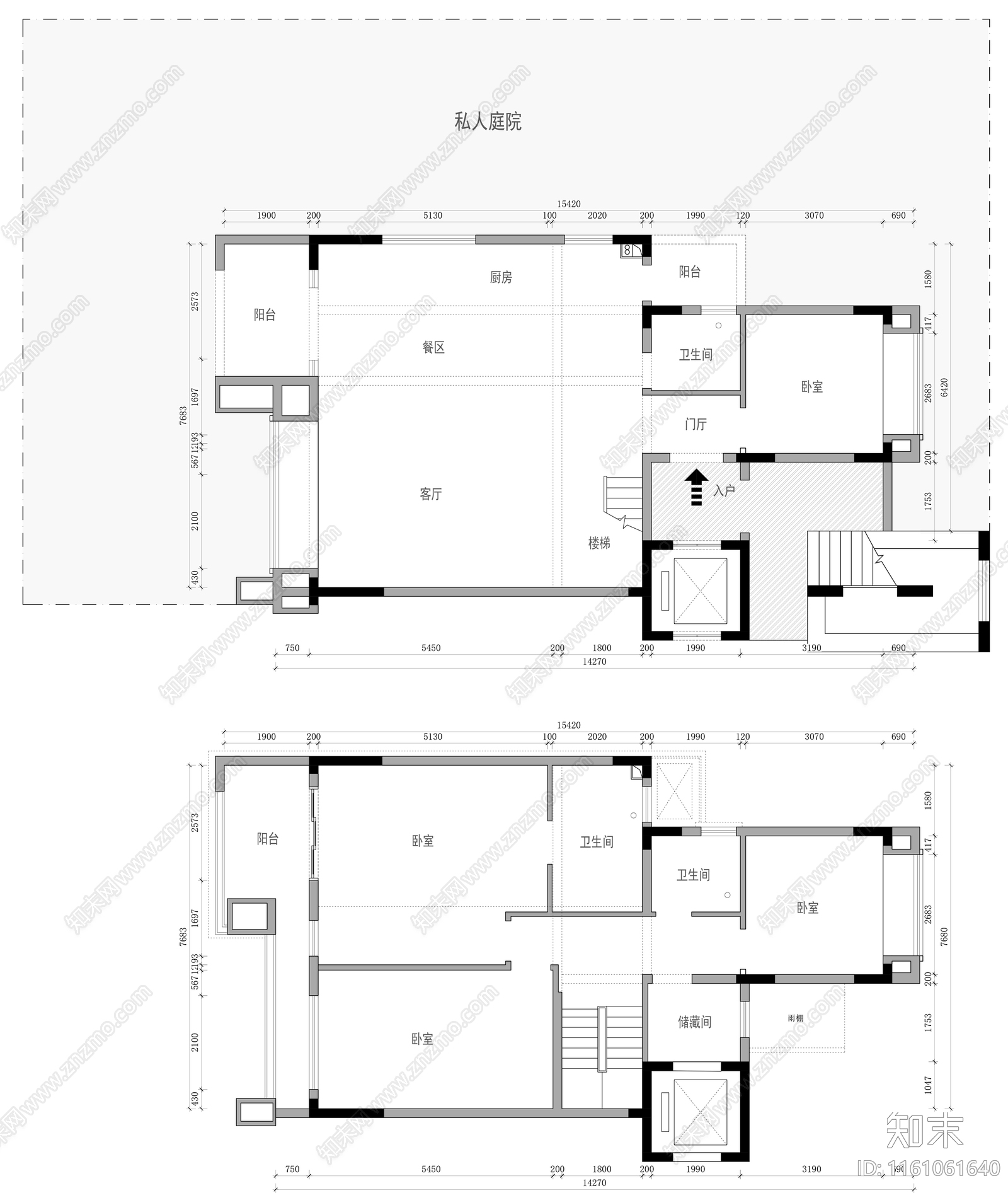 350㎡施工图下载【ID:1161061640】