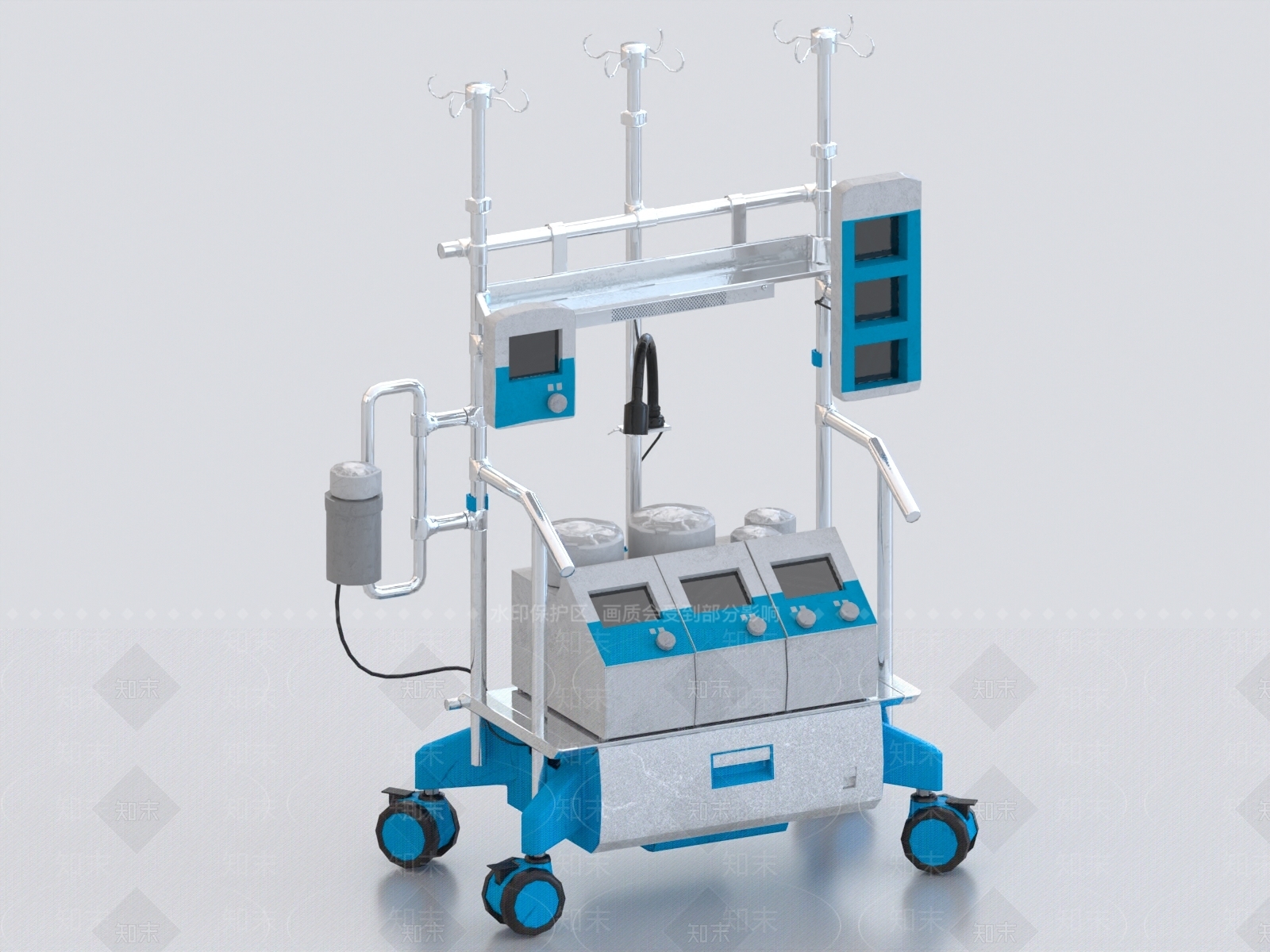 心肺机3D模型下载【ID:1161068146】