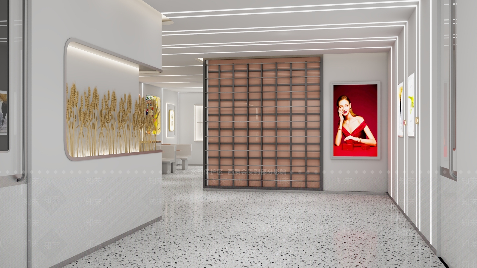 现代餐厅3D模型下载【ID:1161068175】