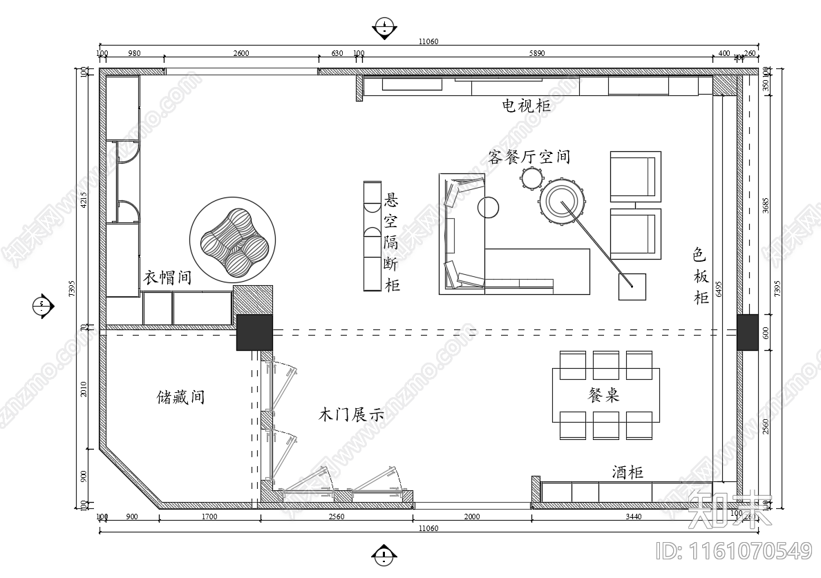 定制展cad施工图下载【ID:1161070549】