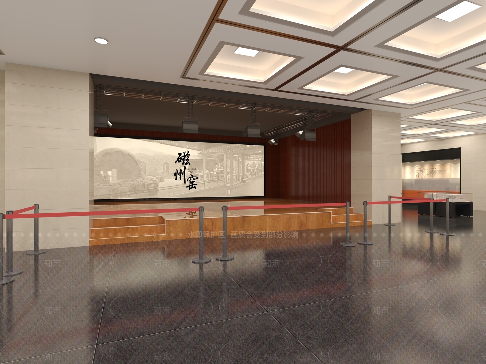 现代瓷器博物馆3D模型下载【ID:1161079990】