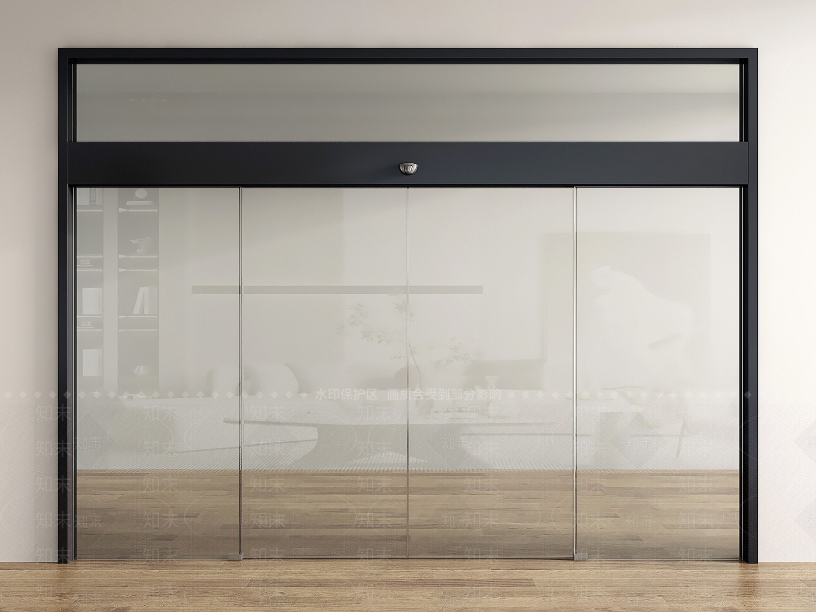 现代电动门3D模型下载【ID:1161083774】