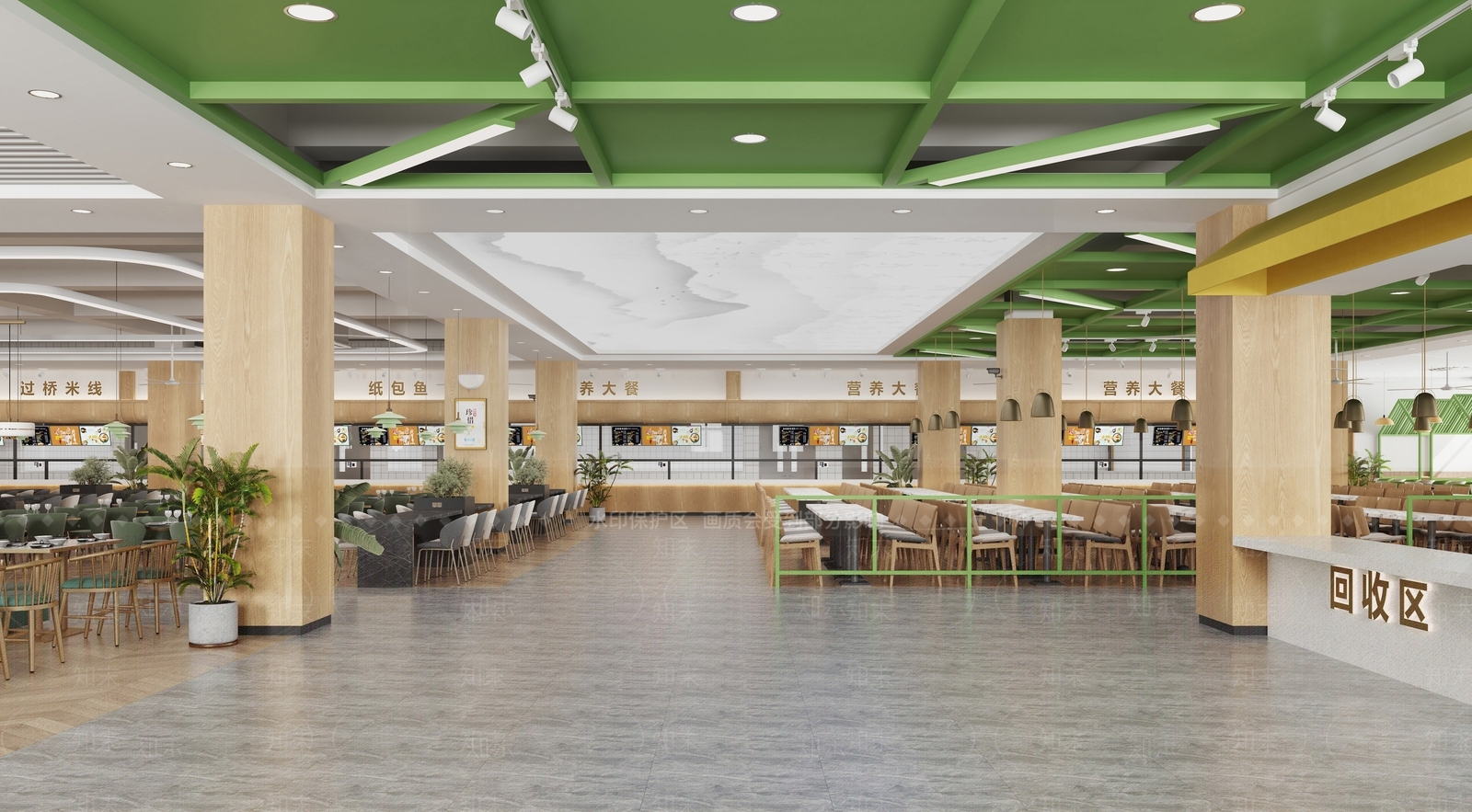 现代快餐店3D模型下载【ID:1214442636】