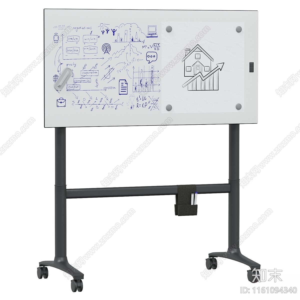 办公桌椅3D模型下载【ID:1161094340】