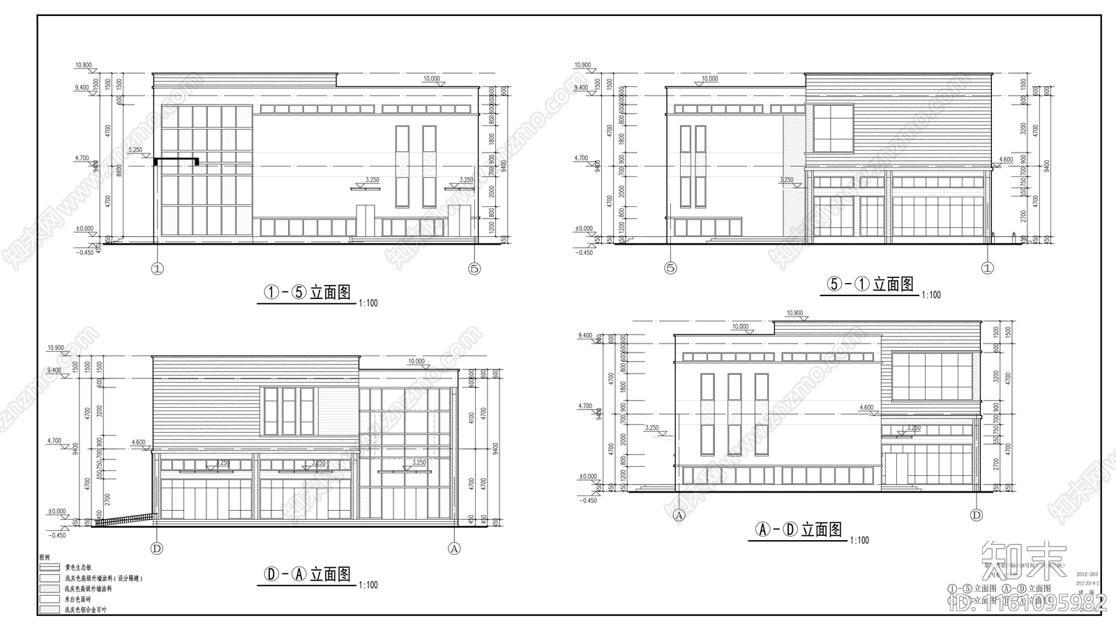 沿街商业建cad施工图下载【ID:1161095982】