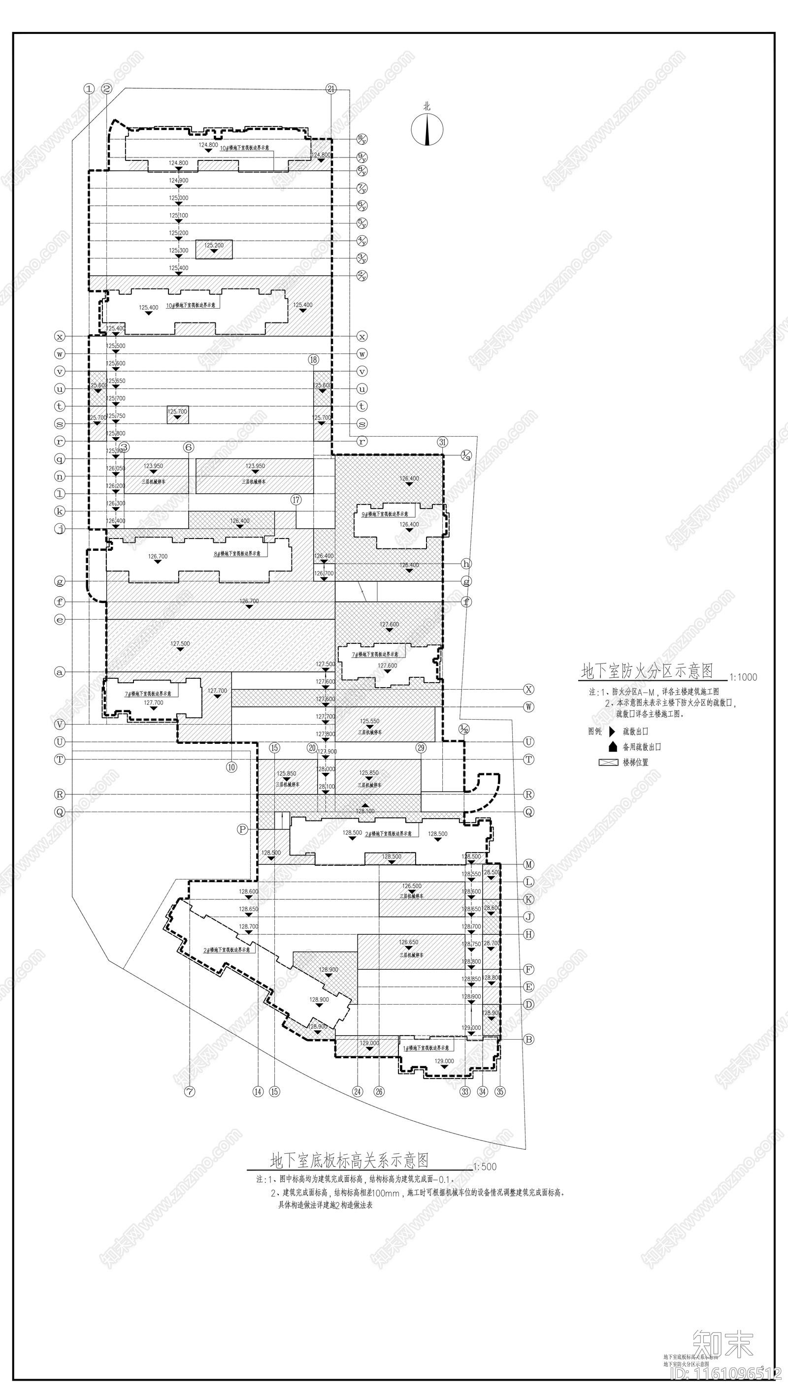住宅地下室设计图纸cad施工图下载【ID:1161096512】