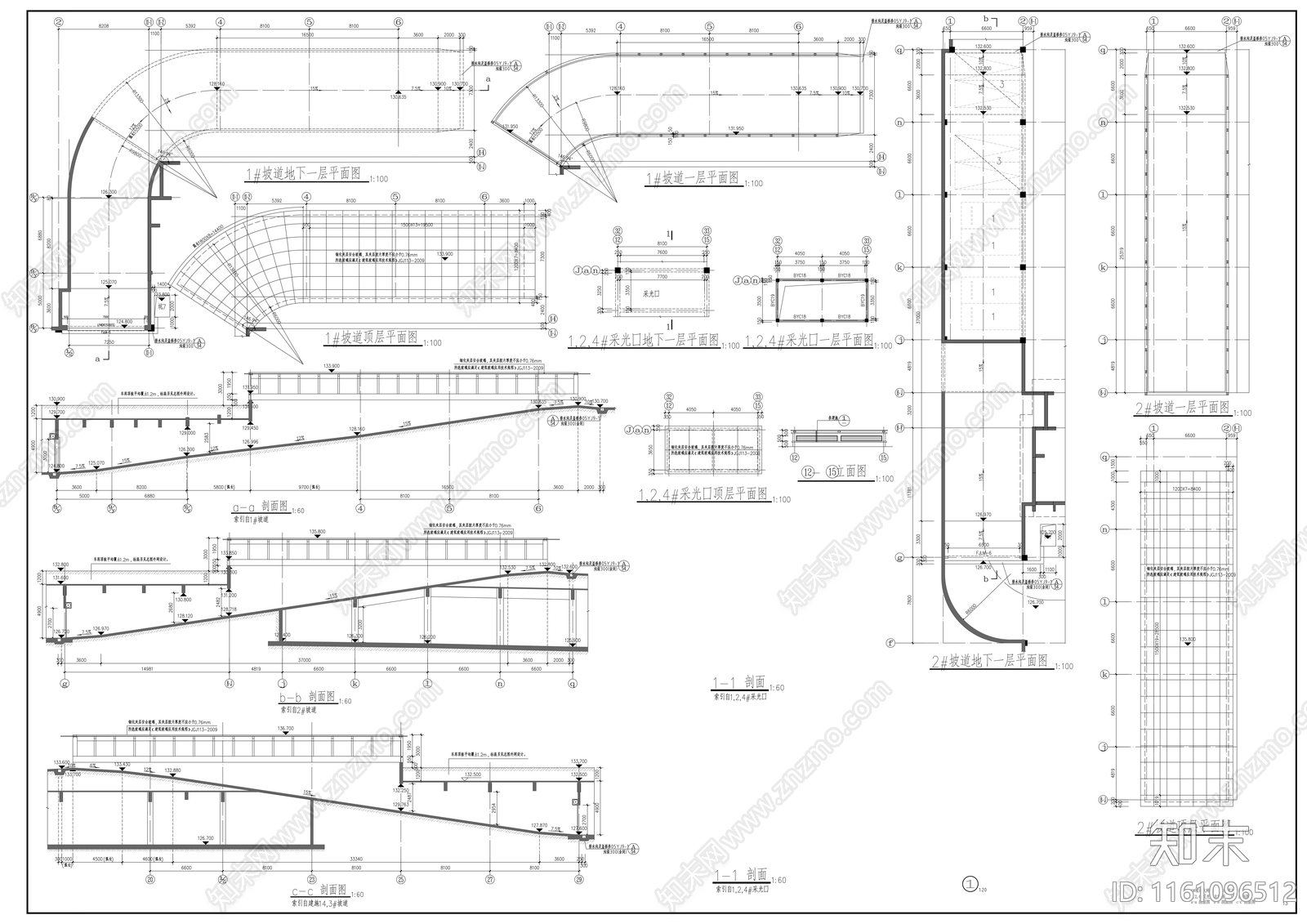 住宅地下室设计图纸cad施工图下载【ID:1161096512】