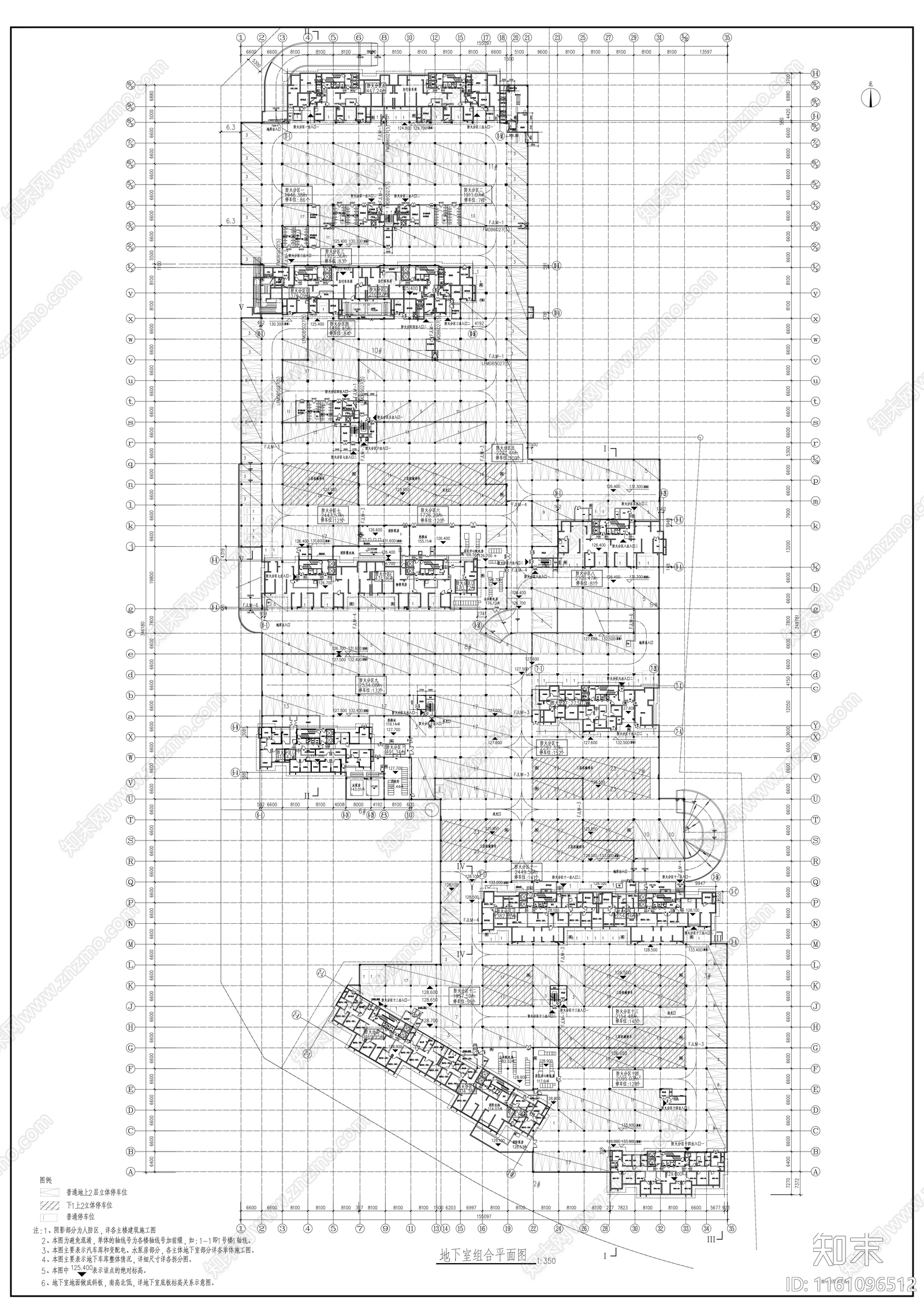 住宅地下室设计图纸cad施工图下载【ID:1161096512】