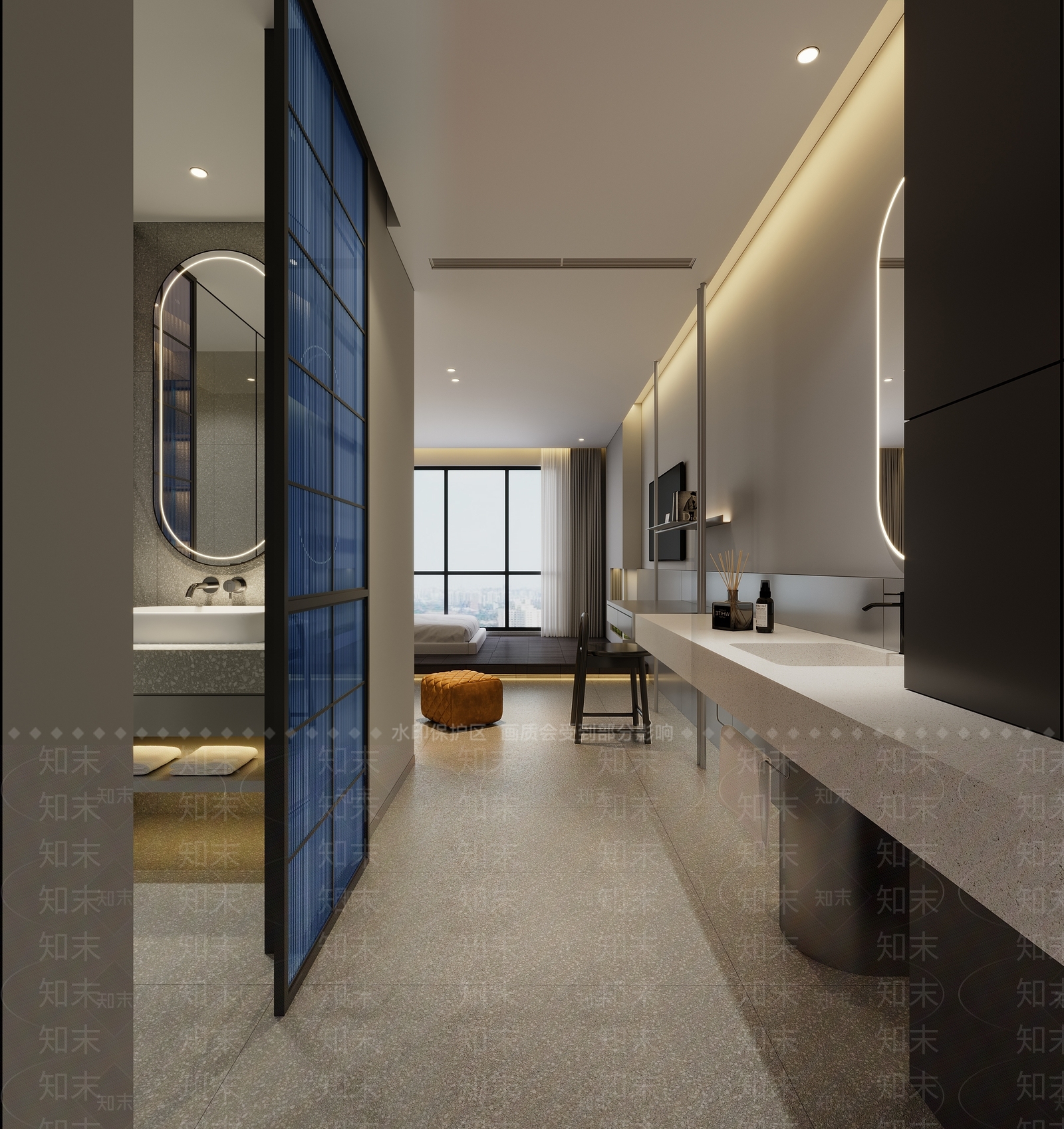 现代风格公寓房3D模型下载【ID:1161099491】