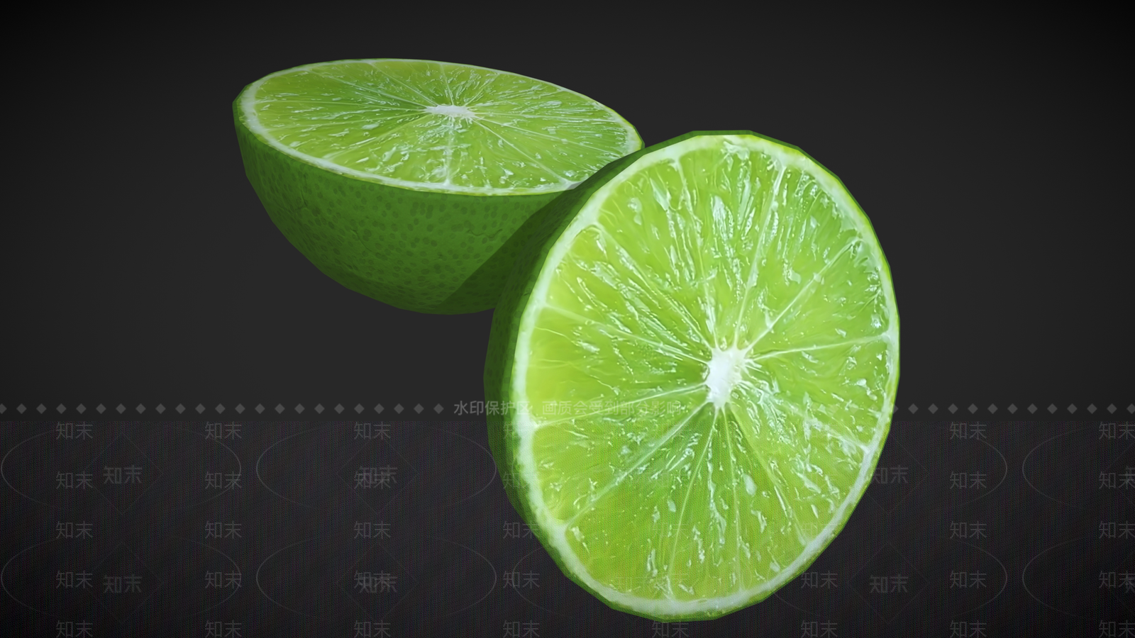 酒水食物3D模型渲染效果图