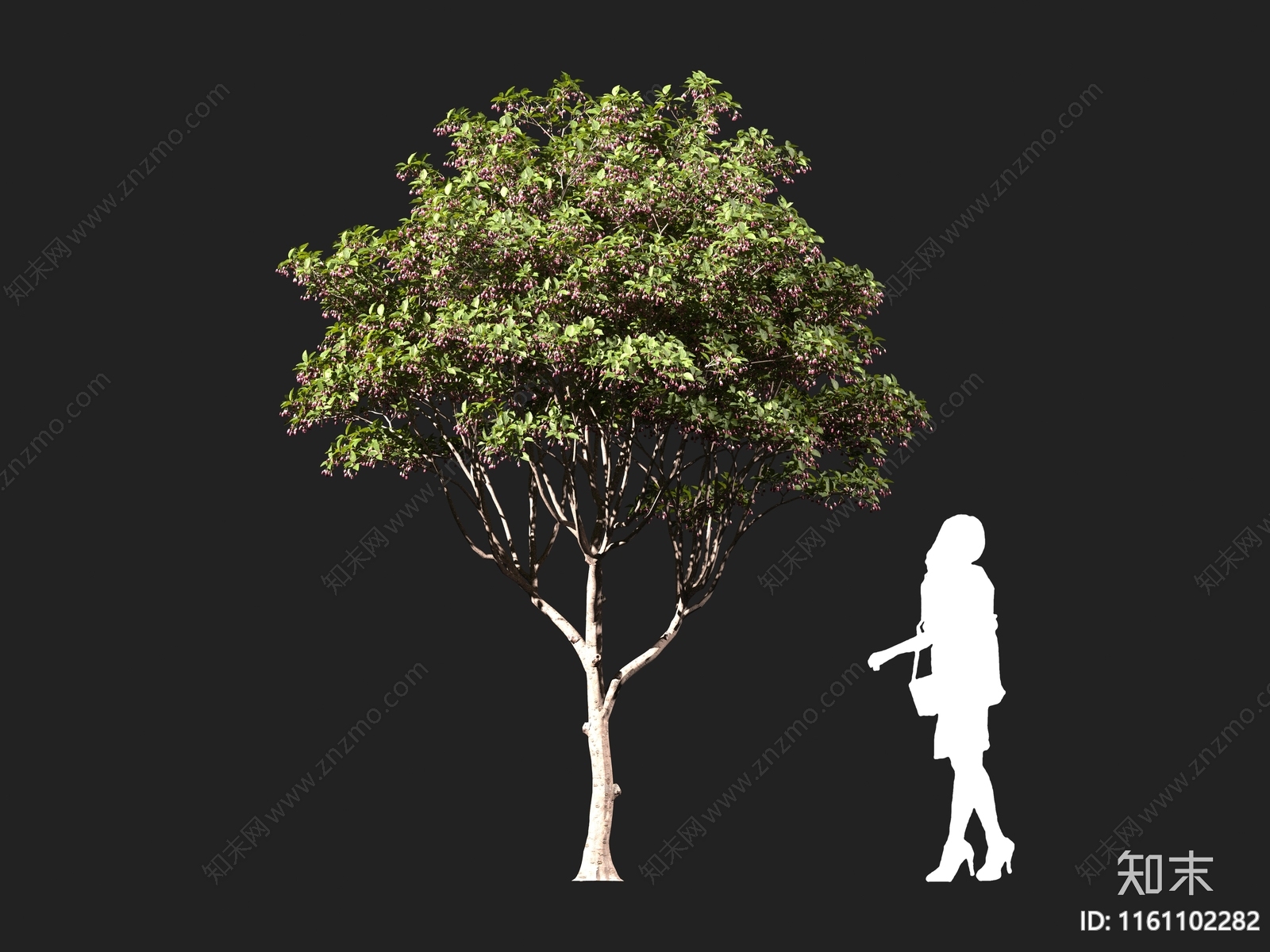 现代乔木3D模型下载【ID:1161102282】