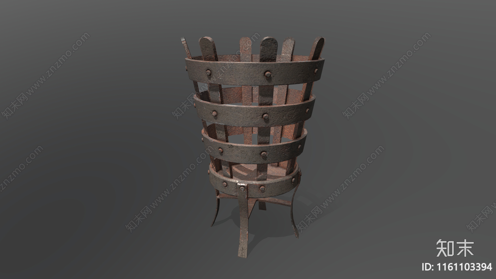 中世纪火盆3D模型下载【ID:1161103394】