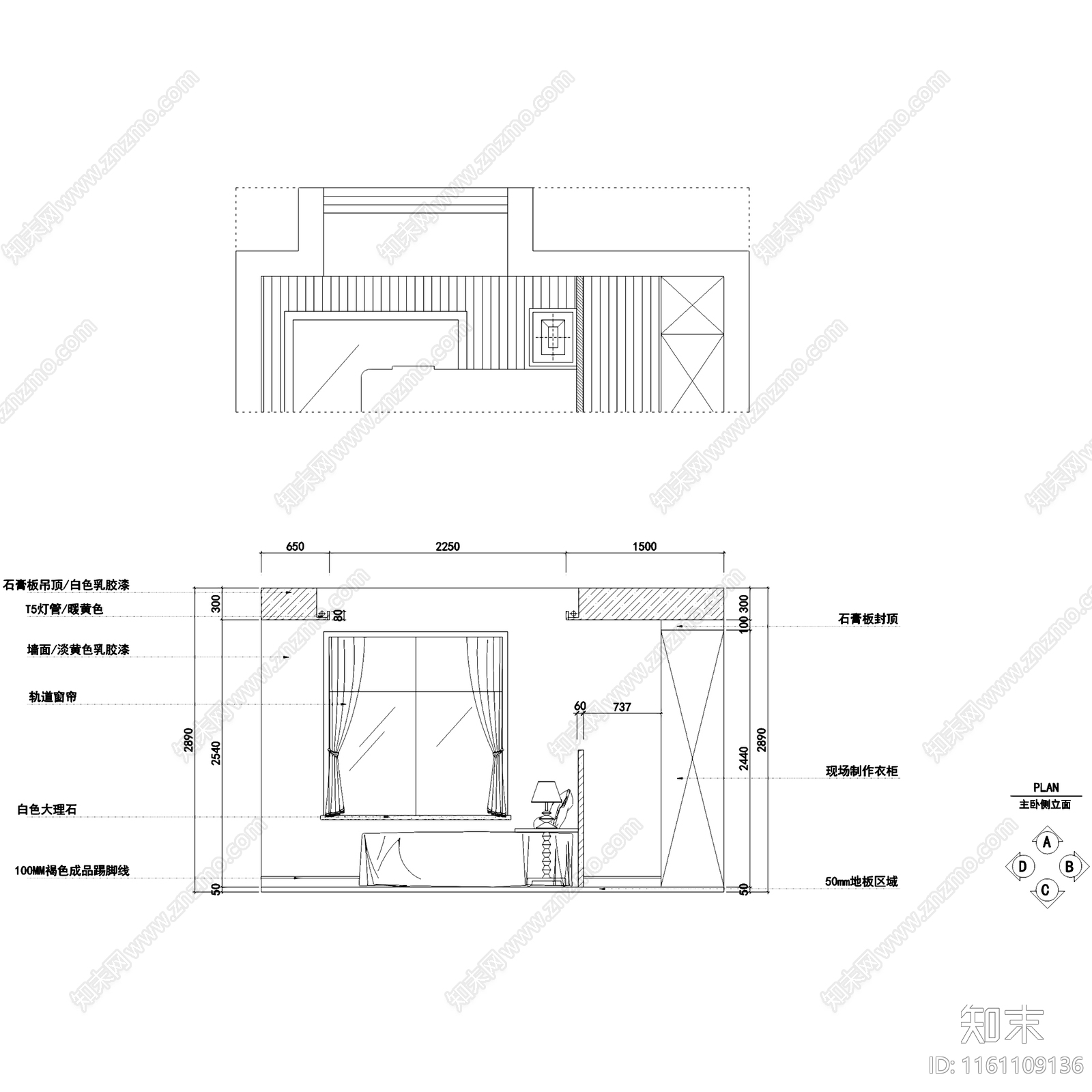 中古原木奥山世纪三室两厅两卫大平层室内家装cad施工图下载【ID:1161109136】