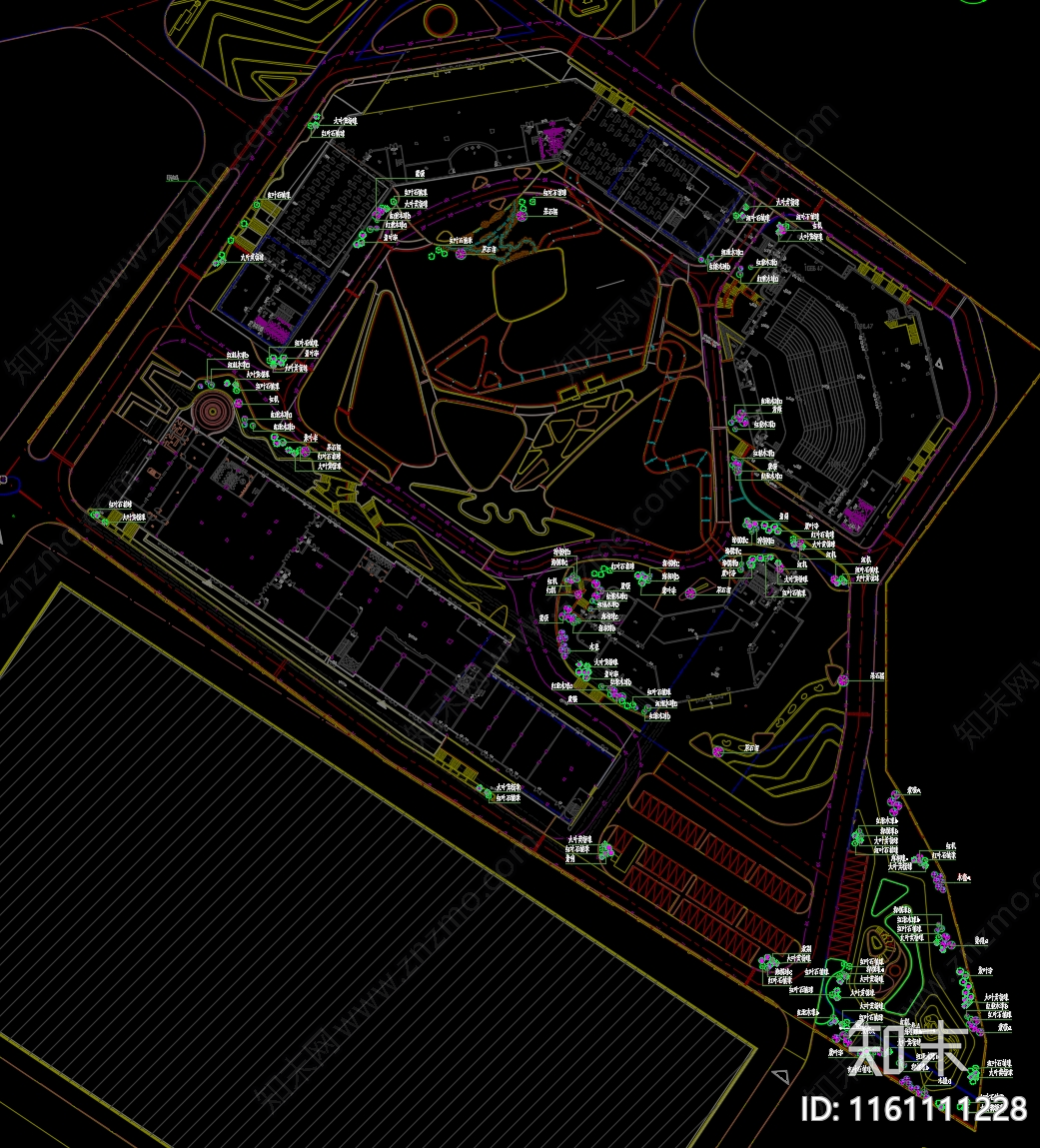 贵州省贵阳市某标准厂区景观全套图纸施工图下载【ID:1161111228】