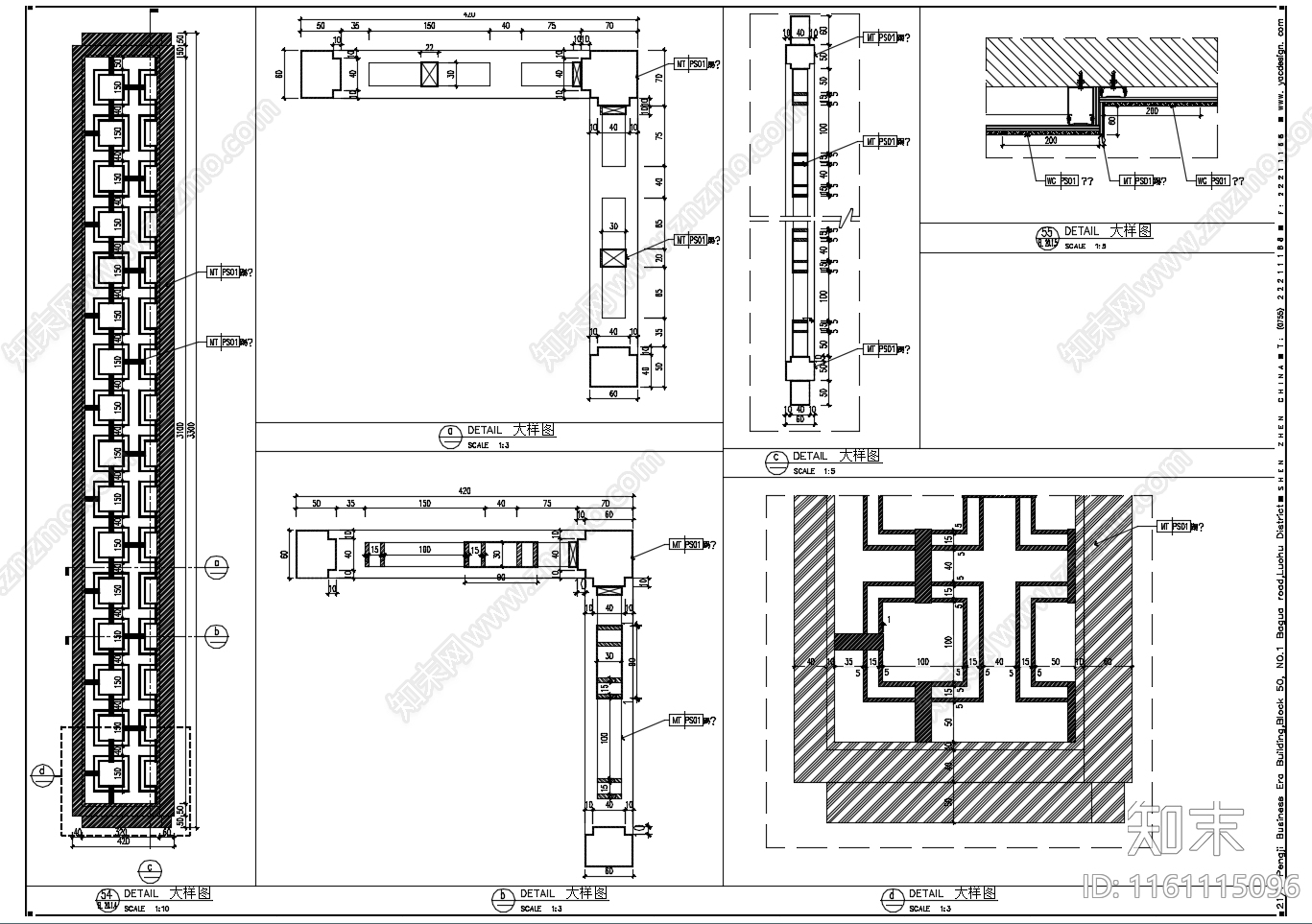 家具大样详图cad施工图下载【ID:1161115096】