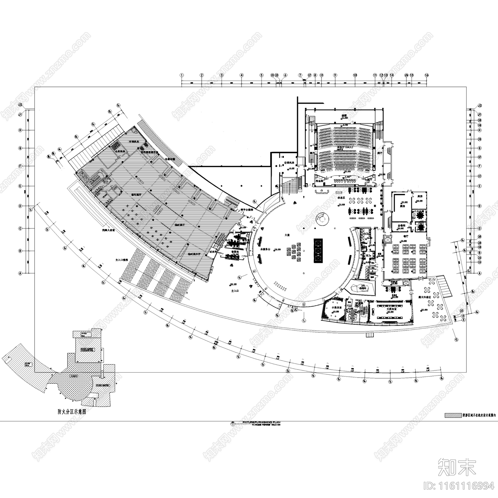 景德镇中国陶瓷博物馆展厅装修室内工装CA施工图下载【ID:1161116994】