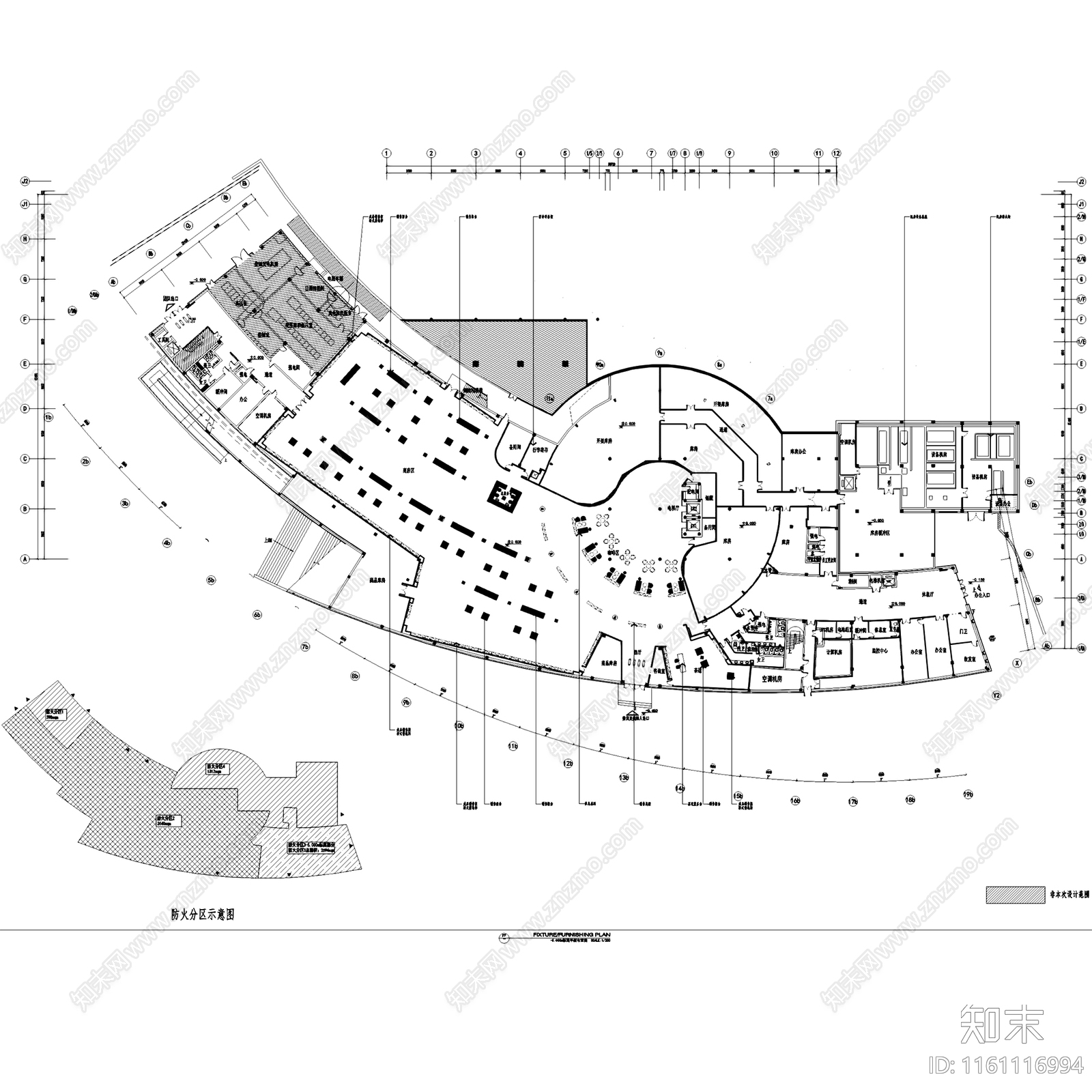 景德镇中国陶瓷博物馆展厅装修室内工装CA施工图下载【ID:1161116994】