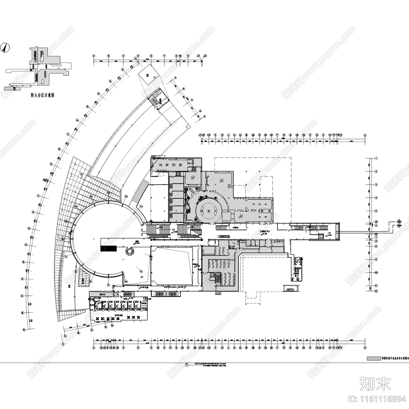 景德镇中国陶瓷博物馆展厅装修室内工装CA施工图下载【ID:1161116994】