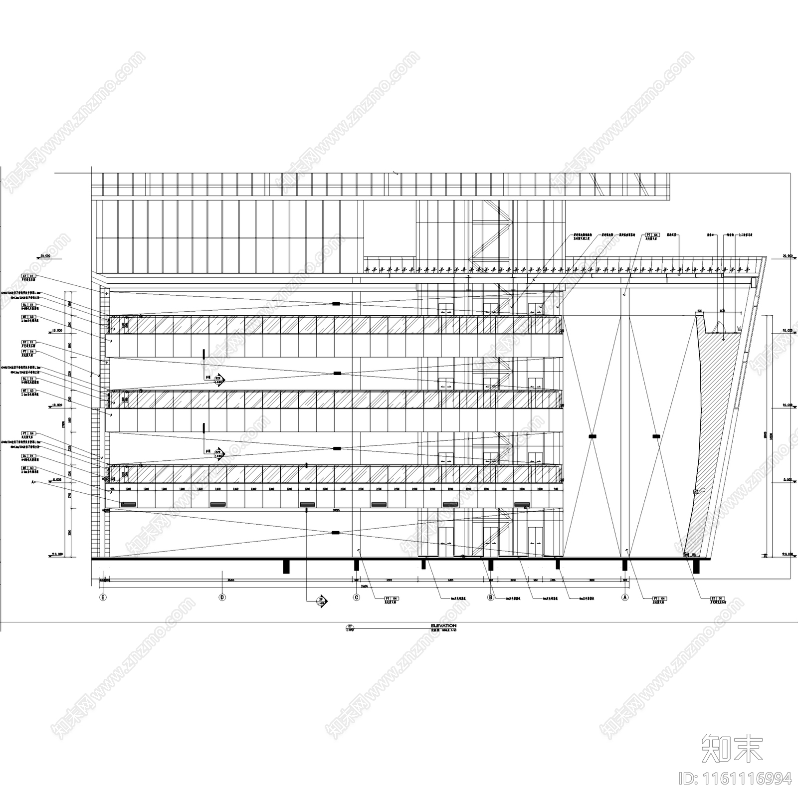 景德镇中国陶瓷博物馆展厅装修室内工装CA施工图下载【ID:1161116994】