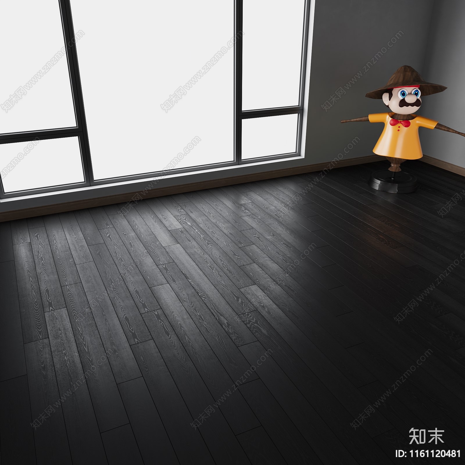 FG黑色深色木地板贴图下载【ID:1161120481】