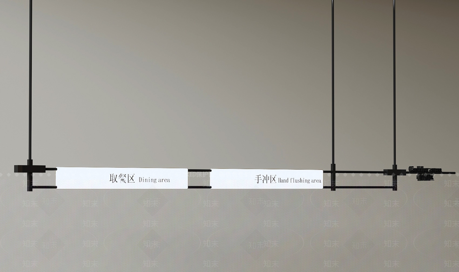 现代咖啡店工作区吊灯3D模型下载【ID:1161132836】