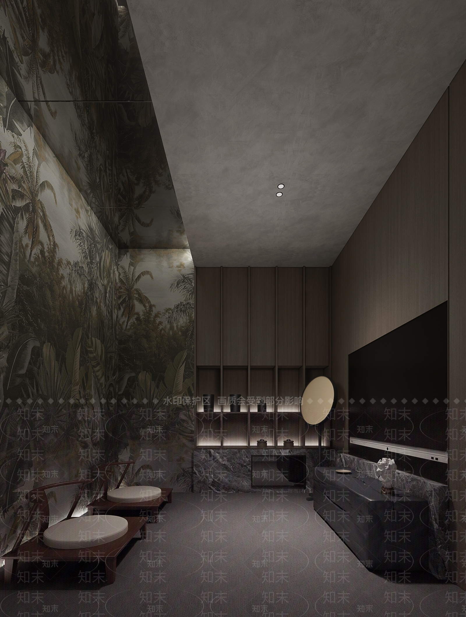中式家庭影音室3D模型下载【ID:1161134492】