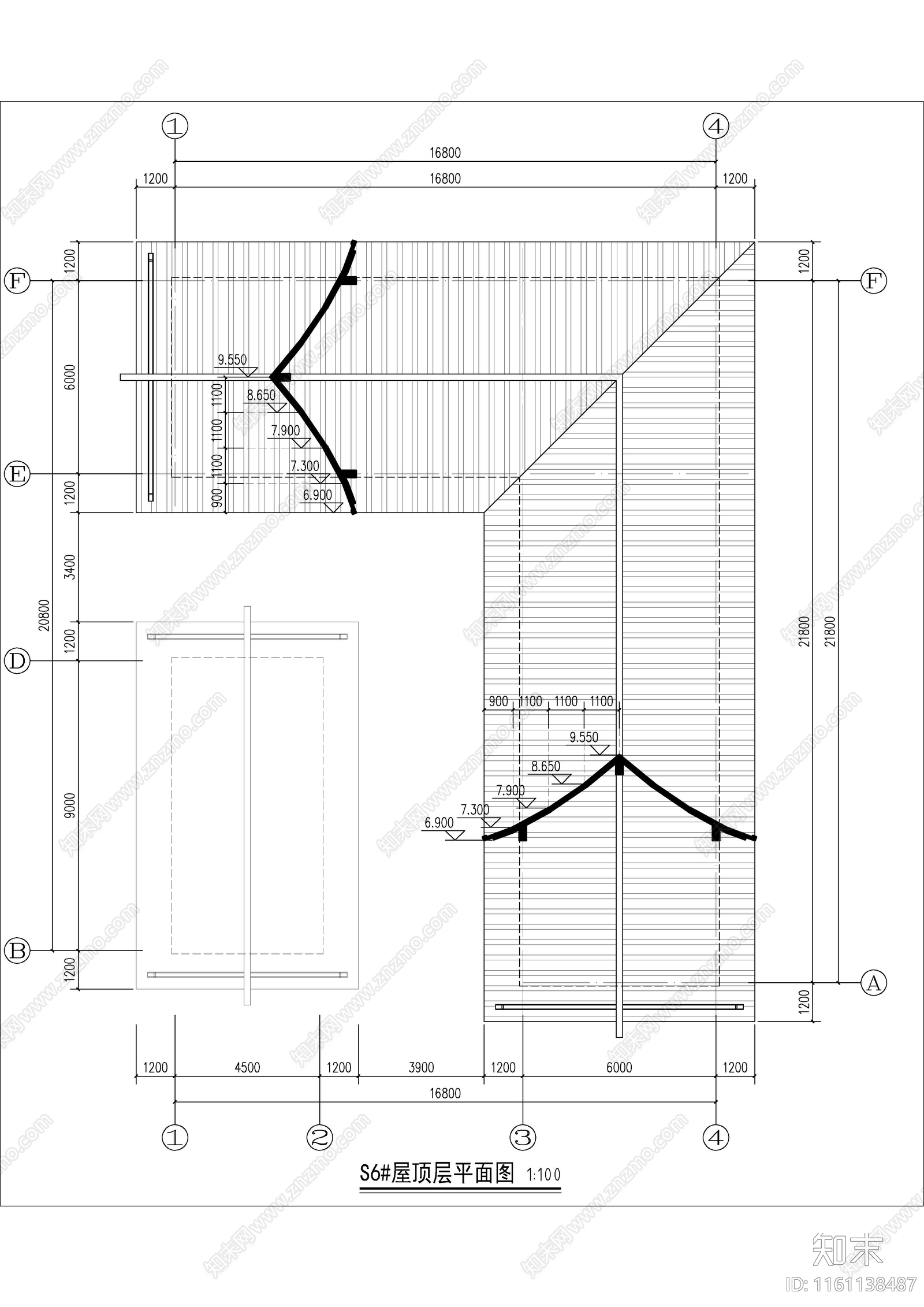 仿古风格二层局部一层商业街建施图cad施工图下载【ID:1161138487】