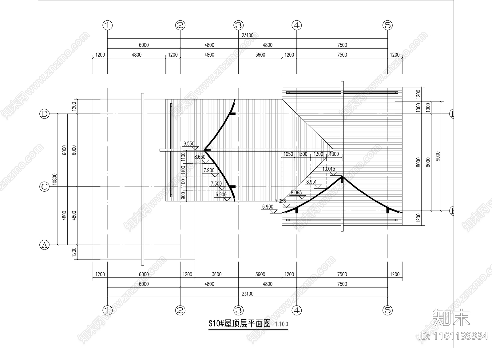 商业街公共厕所及商铺二层局部一层建施图cad施工图下载【ID:1161139934】
