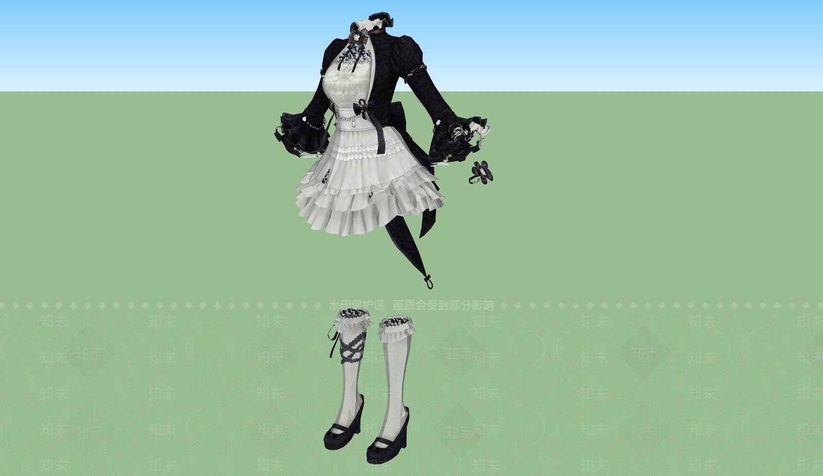 2D服装SU模型下载【ID:1161146268】