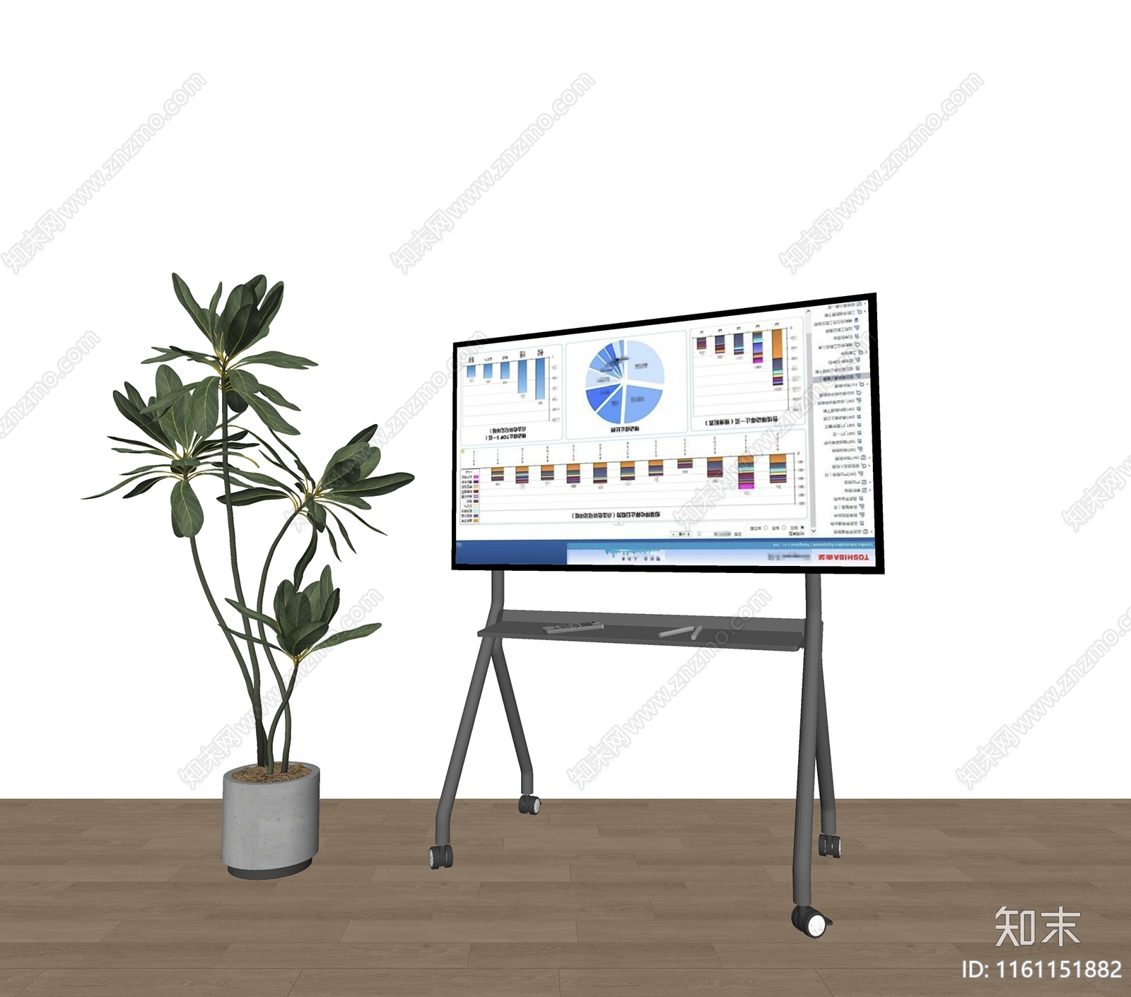 支架电视SU模型下载【ID:1161151882】