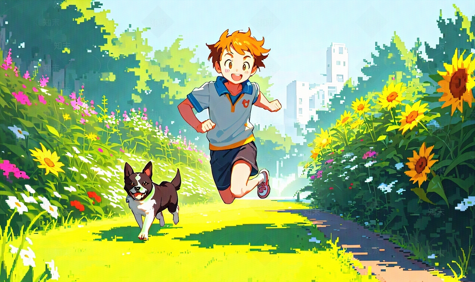 儿童插画快乐童年贴图下载【ID:1161157601】