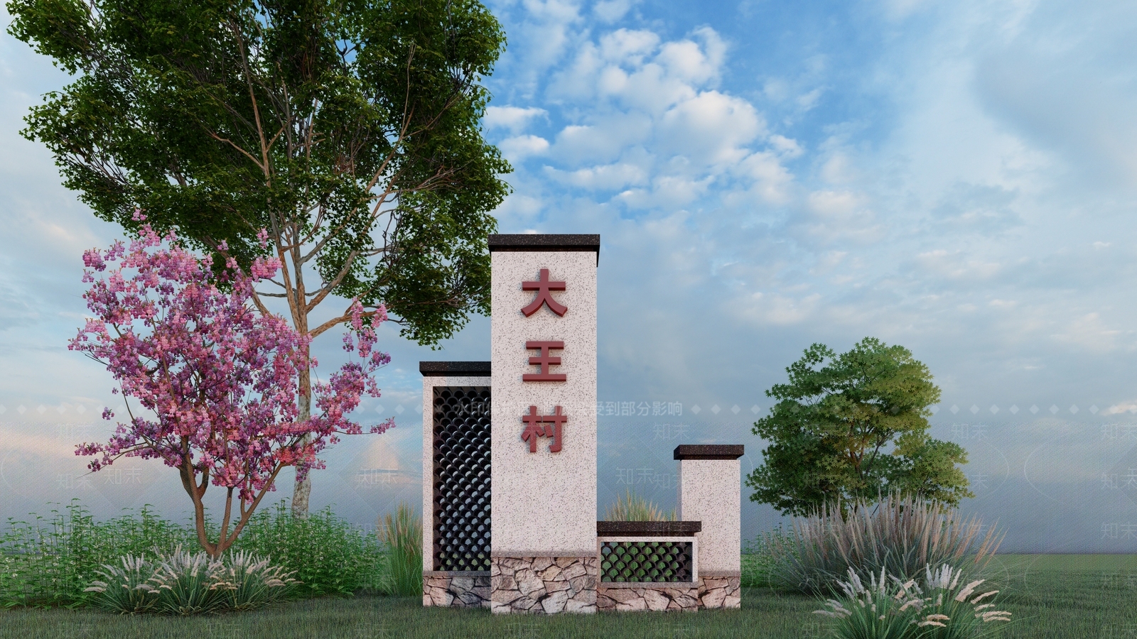 新中式村标SU模型下载【ID:1161163843】