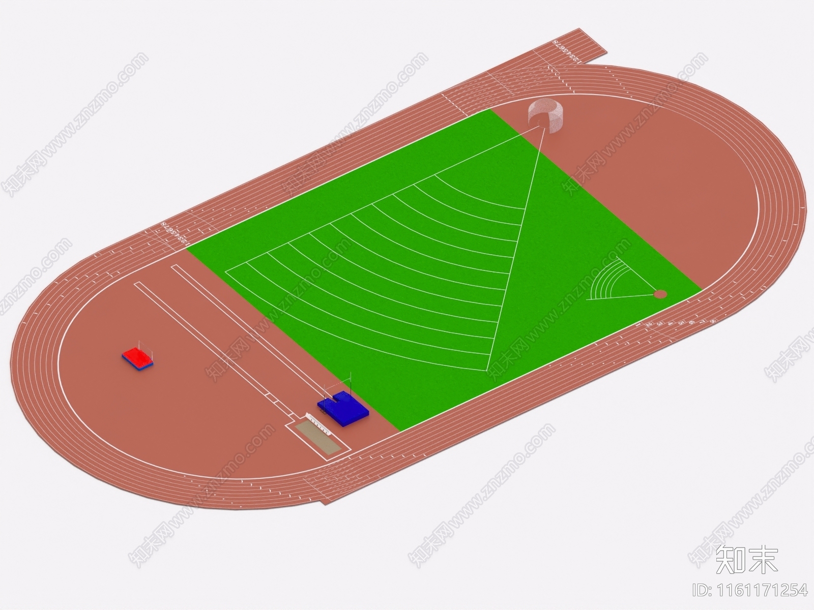 现代操场3D模型下载【ID:1161171254】