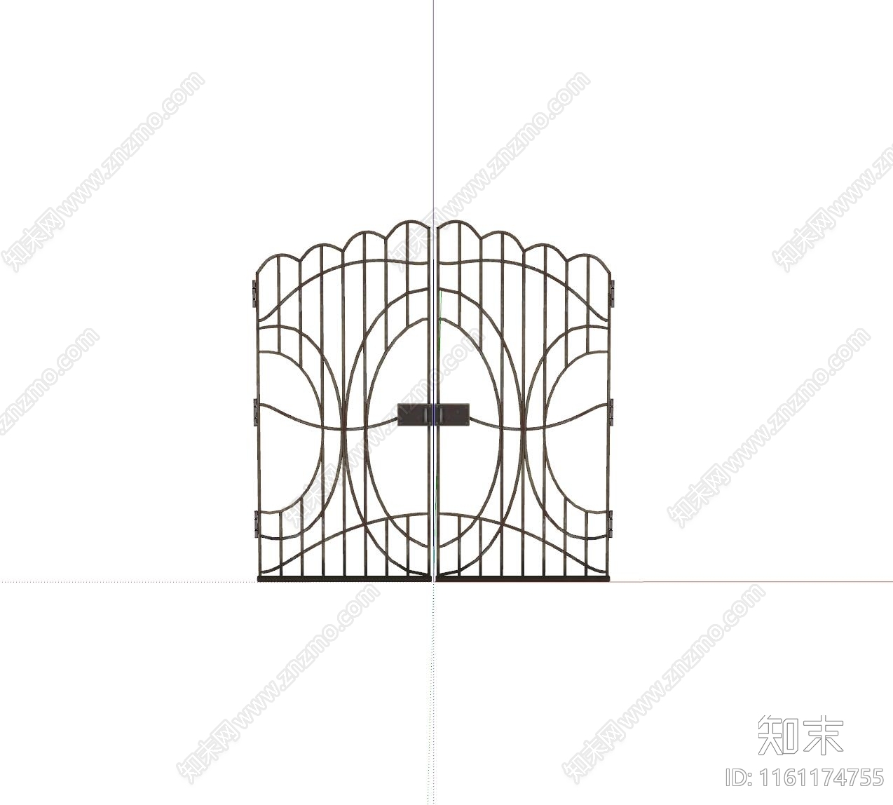 现代老旧庭院门SU模型下载【ID:1161174755】