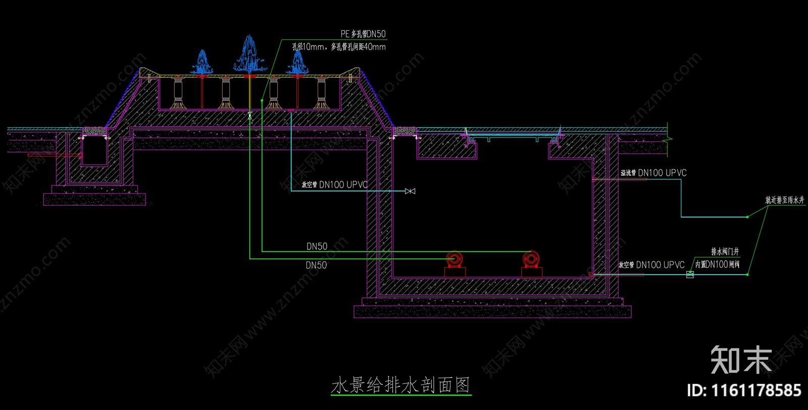 浙江省金华市某大区建筑景观全套图纸cad施工图下载【ID:1161178585】