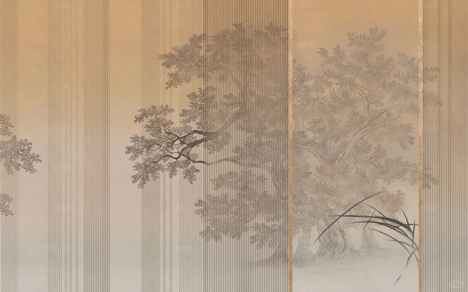 国风新中式壁纸禅意贴图下载【ID:1161180823】