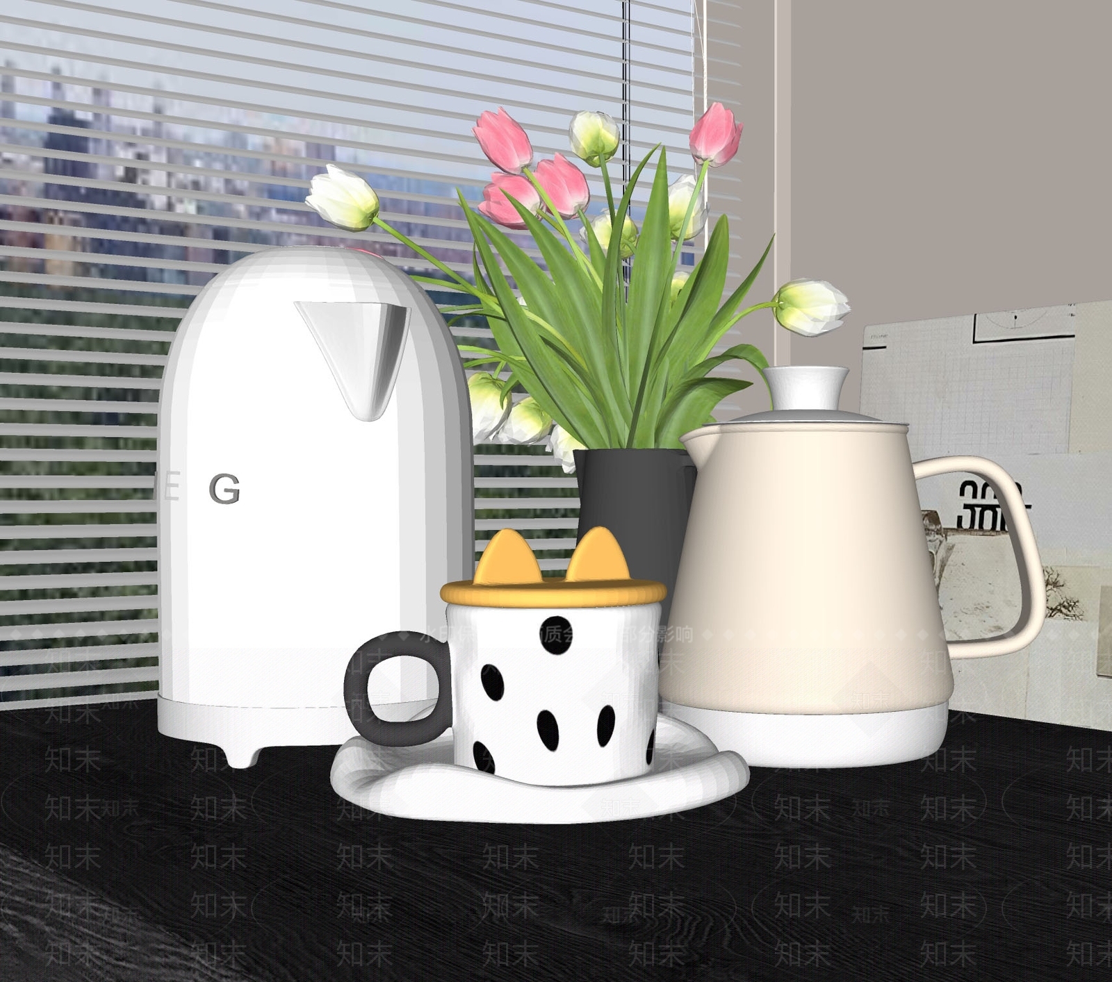 电水壶SU模型下载【ID:1161182726】