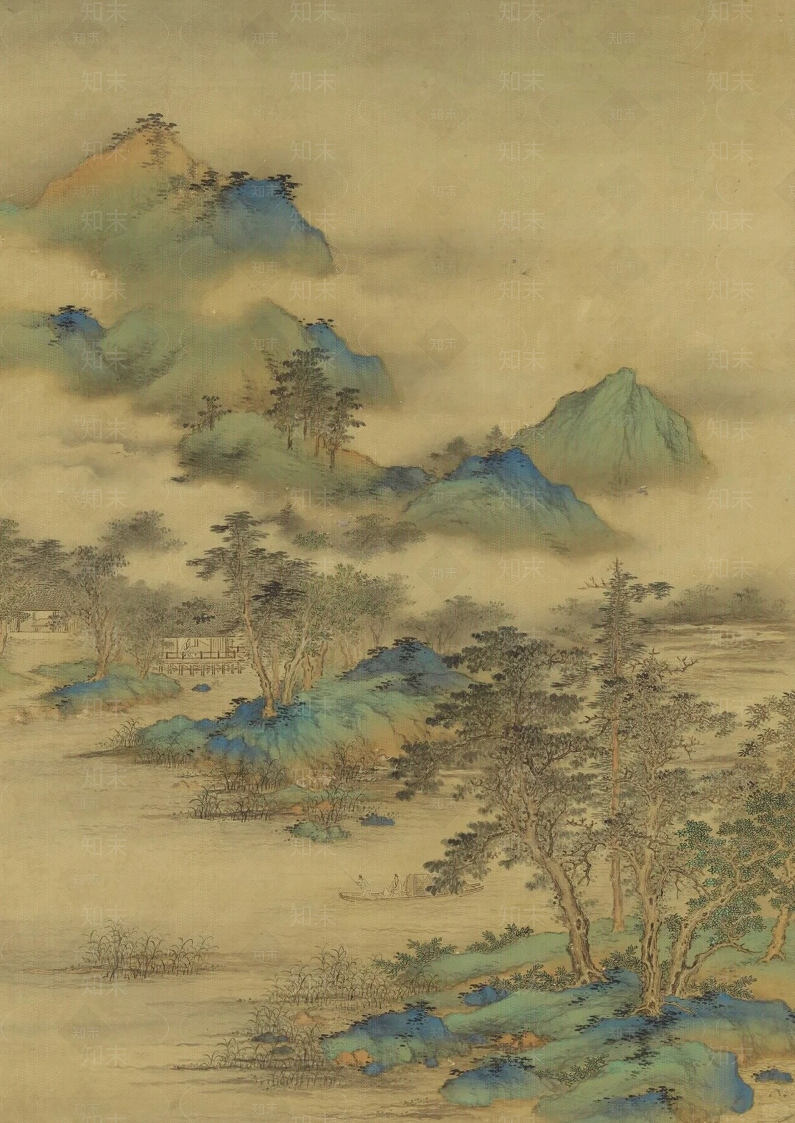 国风新中式壁纸禅意贴图下载【ID:1161184634】